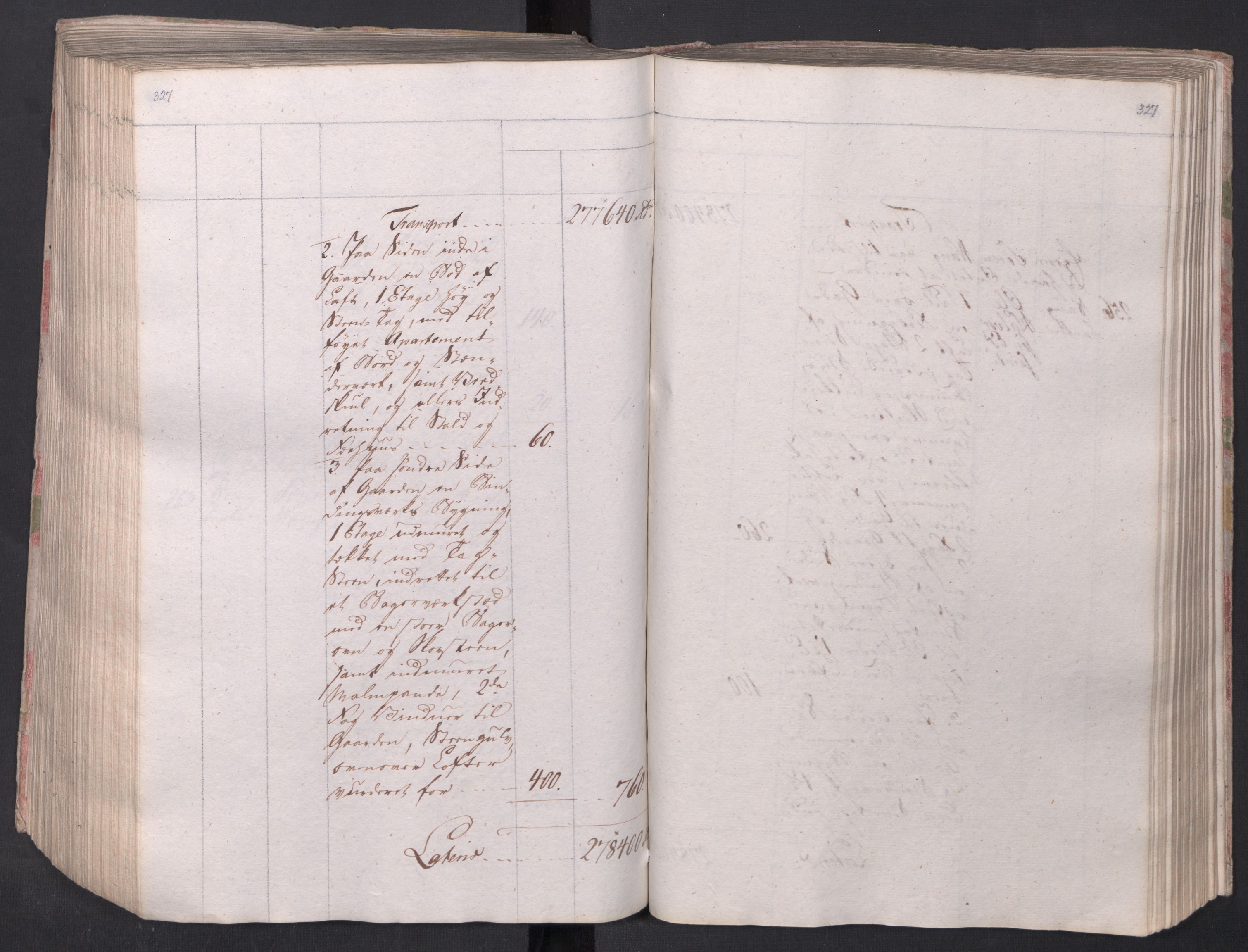 Kristiania stiftamt, AV/SAO-A-10386/I/Ia/L0015: Branntakster, 1797, p. 327