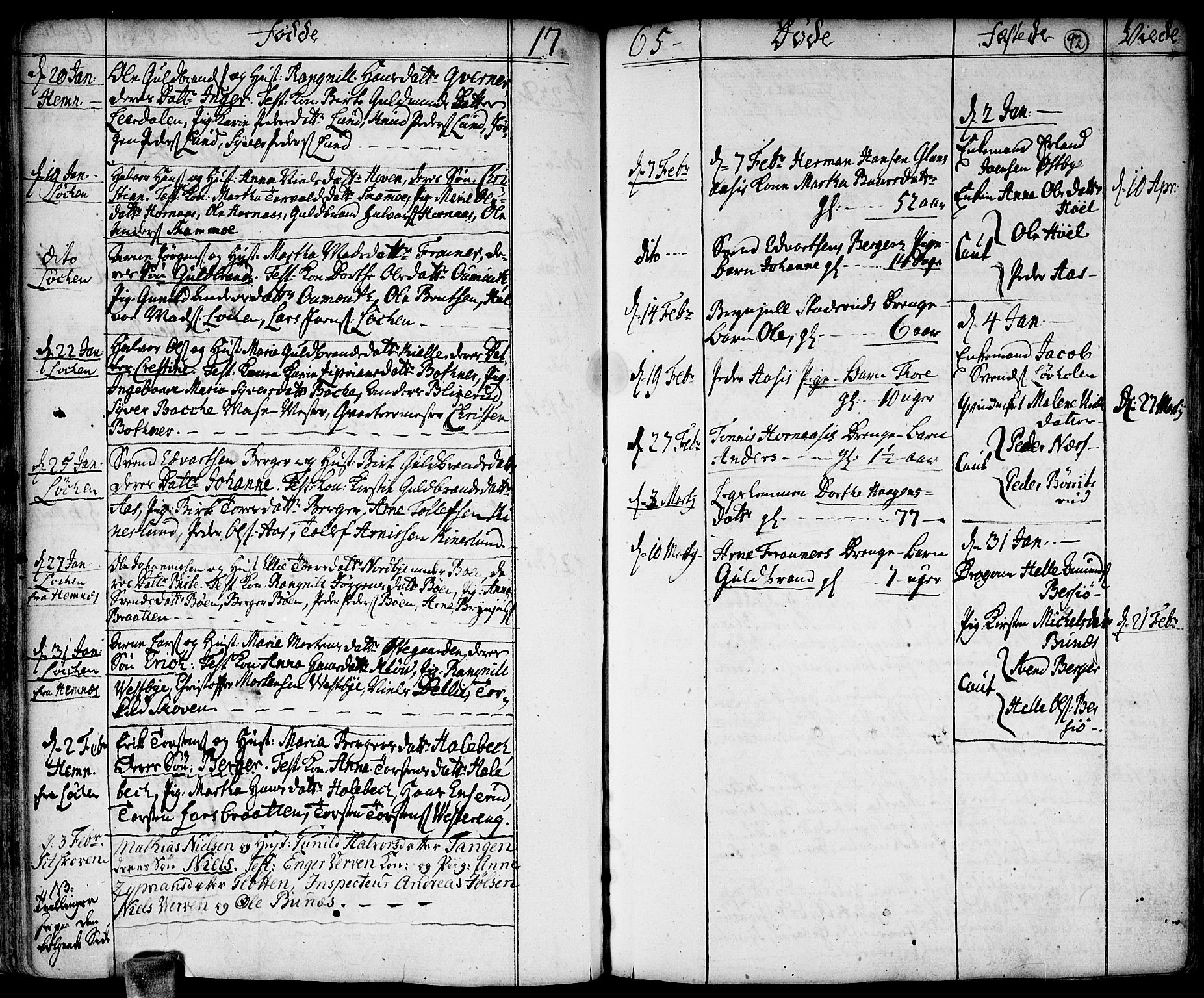 Høland prestekontor Kirkebøker, AV/SAO-A-10346a/F/Fa/L0004: Parish register (official) no. I 4, 1757-1780, p. 92