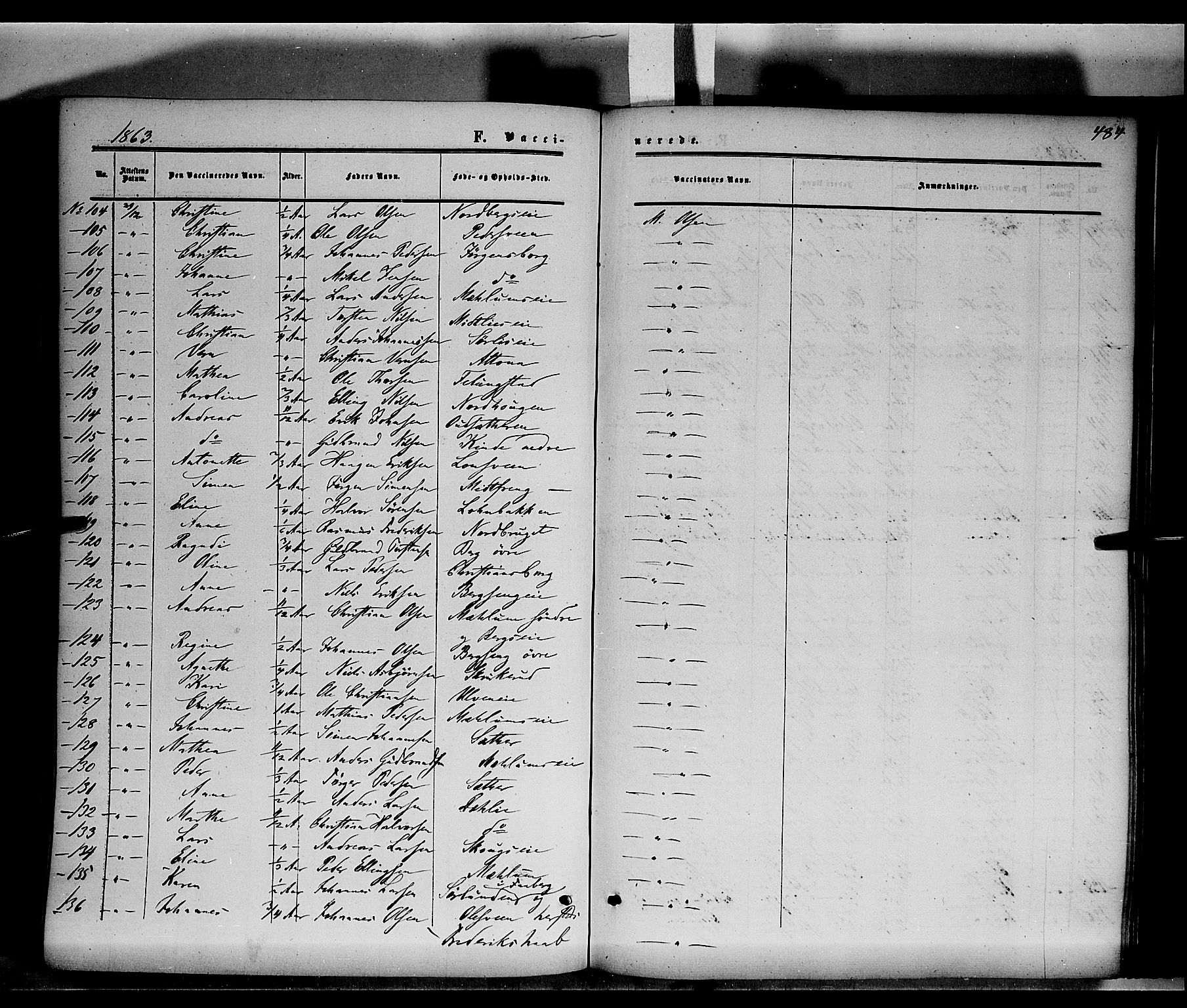 Ringsaker prestekontor, AV/SAH-PREST-014/K/Ka/L0010: Parish register (official) no. 10, 1861-1869, p. 484