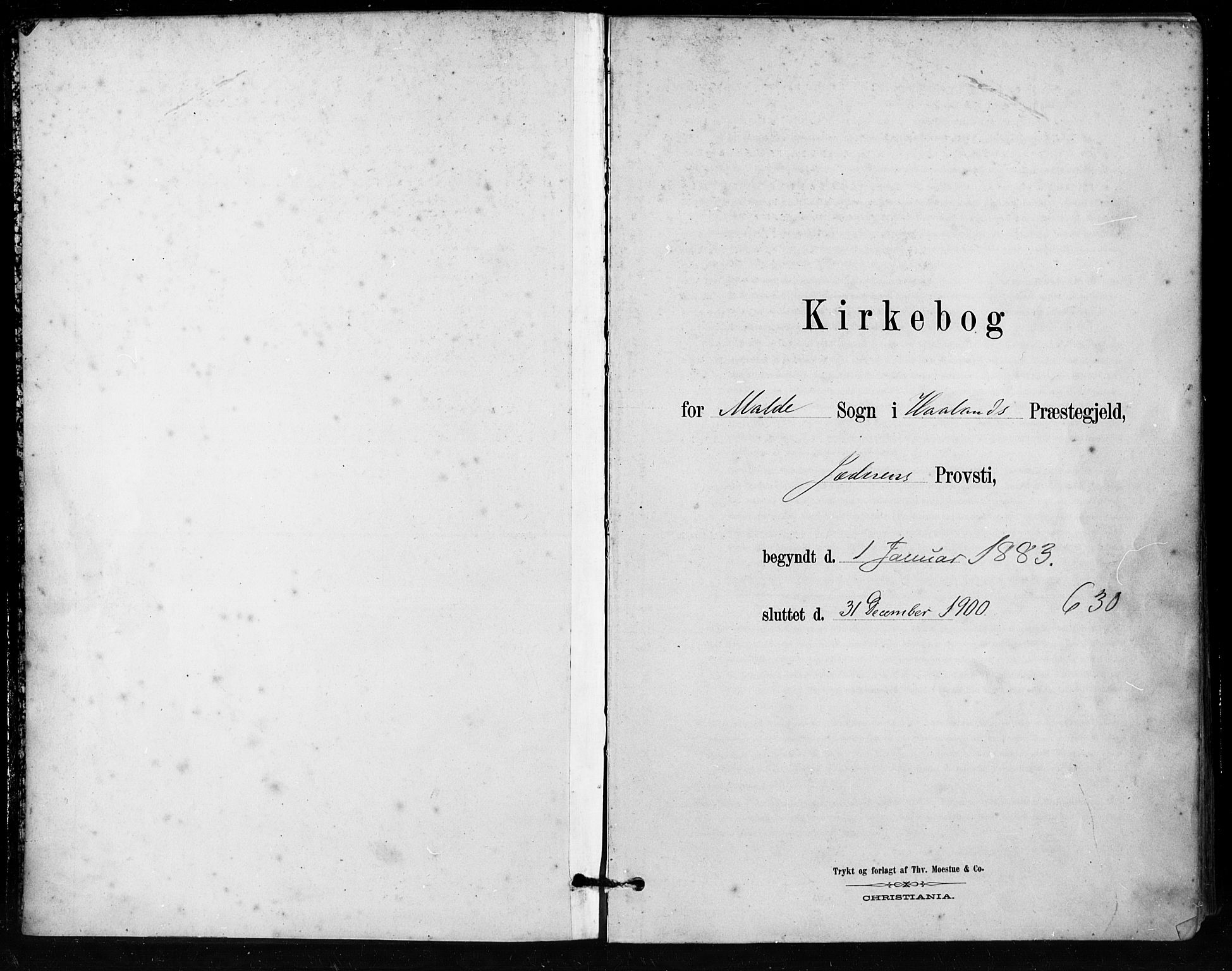 Håland sokneprestkontor, AV/SAST-A-101802/001/30BA/L0011: Parish register (official) no. A 10, 1883-1900