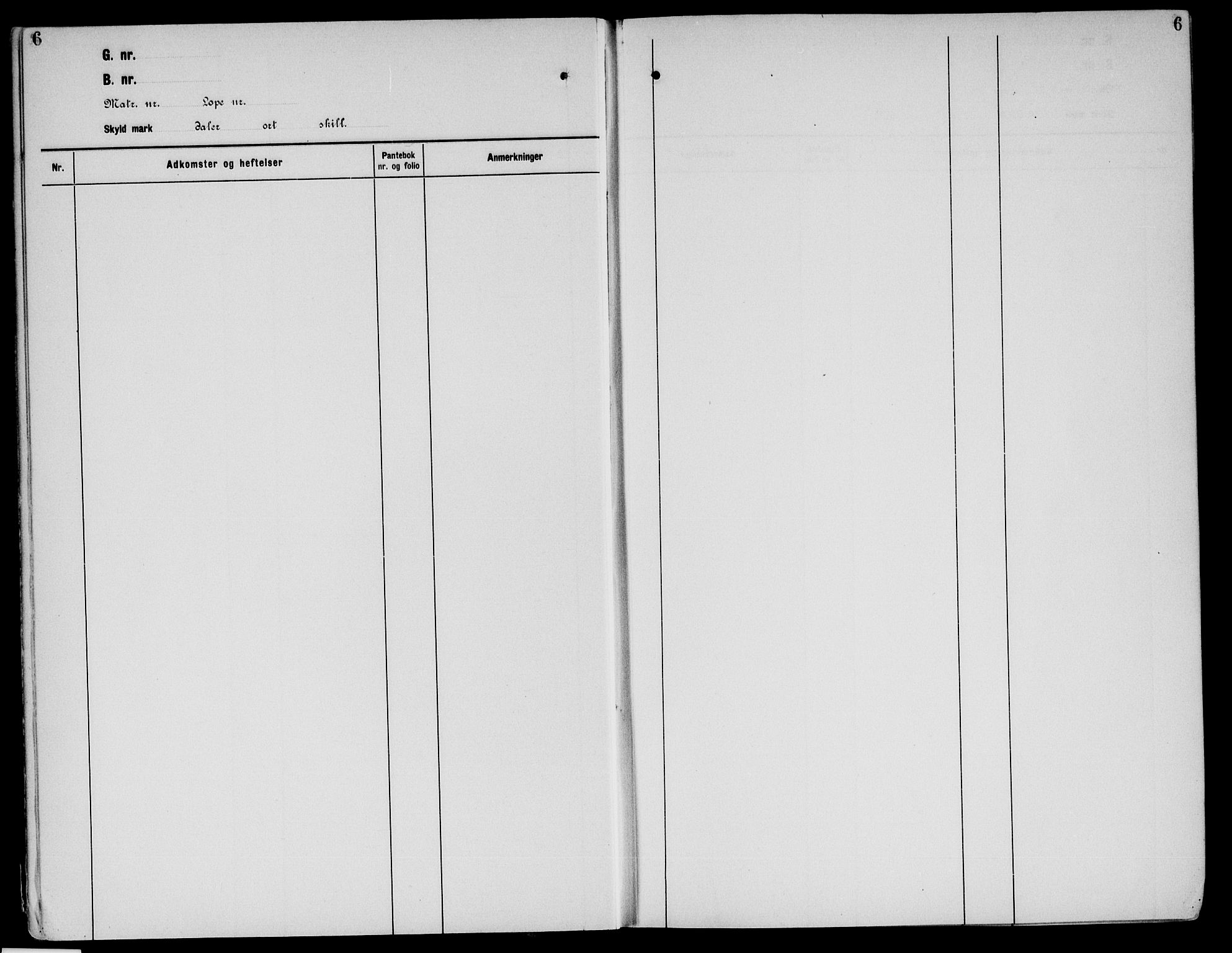 Sør-Østerdal sorenskriveri, SAH/TING-018/H/Ha/Haa/L0032: Mortgage register no. 14, 1922-1954, p. 6