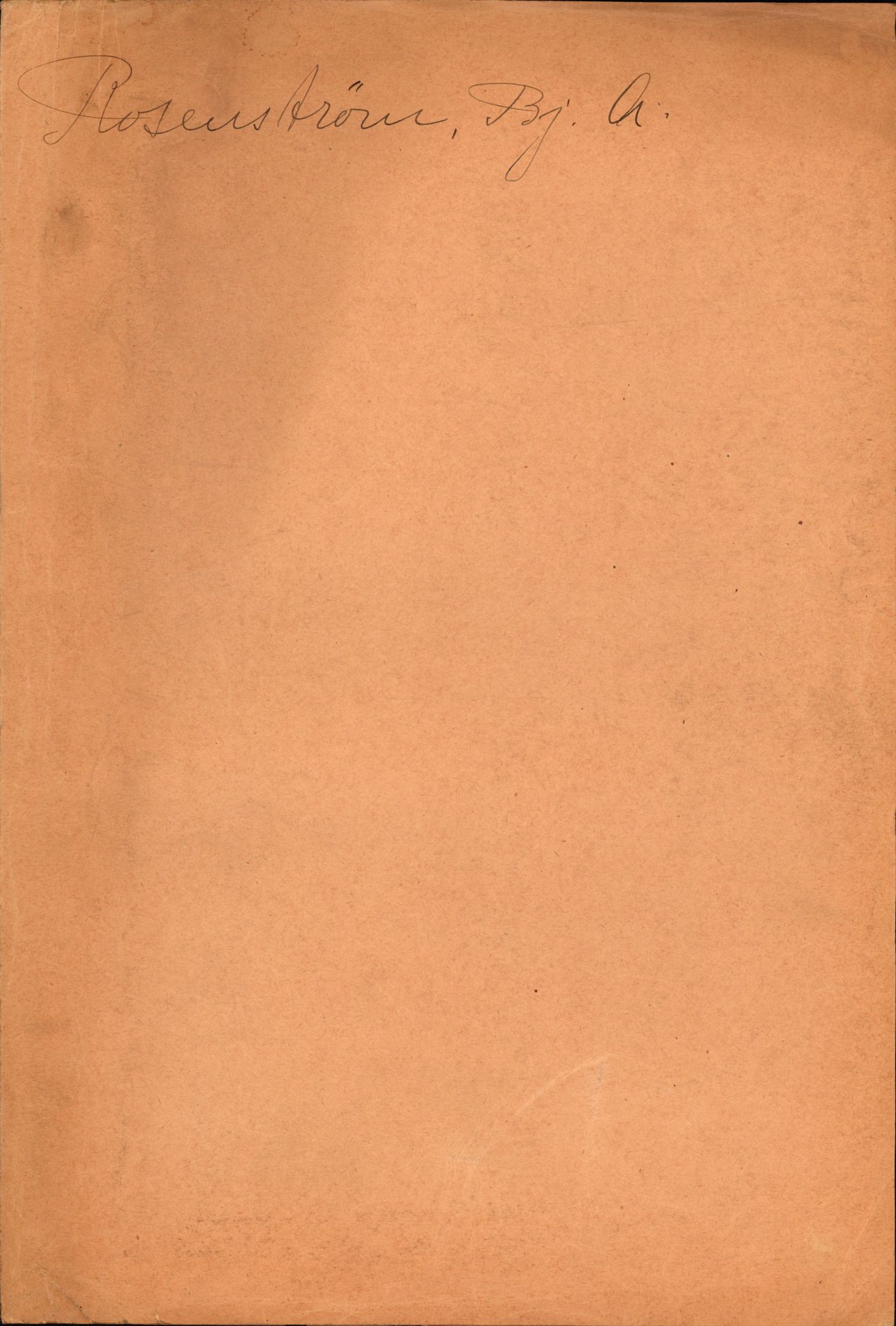 Kirke- og undervisningsdepartementet, Kontoret  for kirke og geistlighet A, RA/S-1007/Dcb/L0147: Embetssøknader. Rosenstrøm - Rummelhof, 1850-1953, p. 1