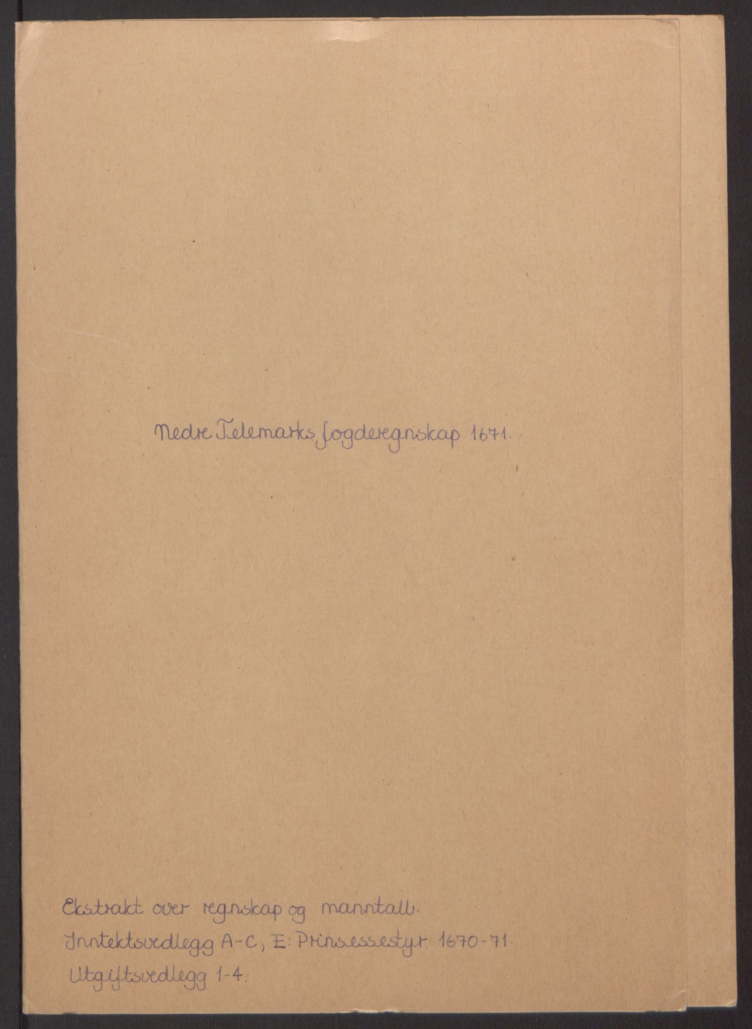 Rentekammeret inntil 1814, Reviderte regnskaper, Fogderegnskap, RA/EA-4092/R35/L2060: Fogderegnskap Øvre og Nedre Telemark, 1671-1672, p. 130