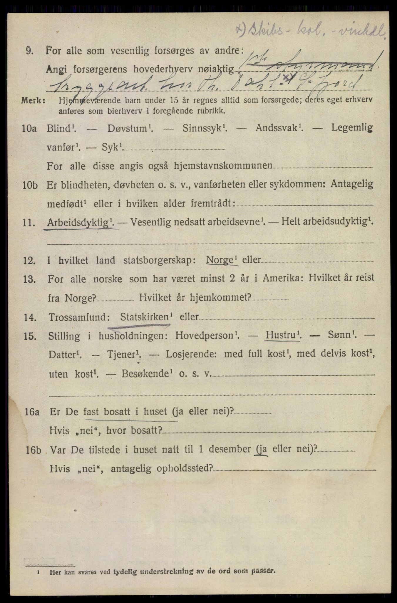 SAKO, 1920 census for Sandeherred, 1920, p. 20137