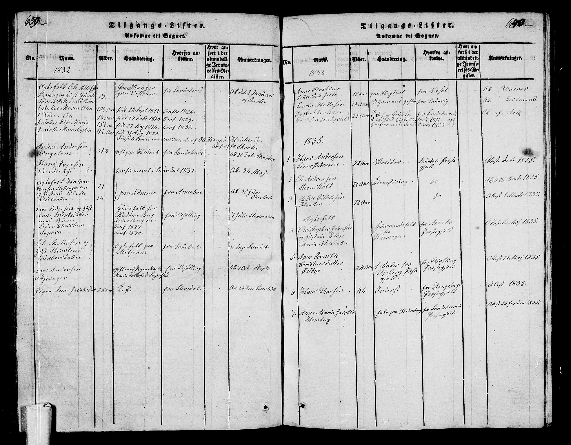 Hedrum kirkebøker, SAKO/A-344/G/Ga/L0003: Parish register (copy) no. I 3, 1817-1835, p. 639-640