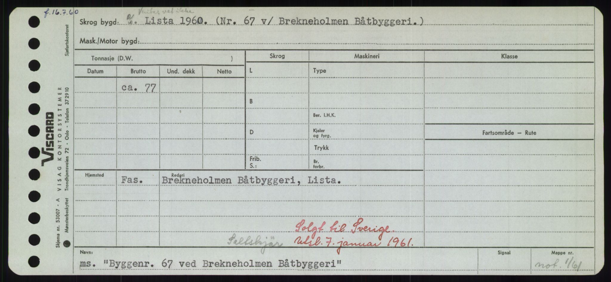 Sjøfartsdirektoratet med forløpere, Skipsmålingen, RA/S-1627/H/Hd/L0006: Fartøy, Byg-Båt, p. 103