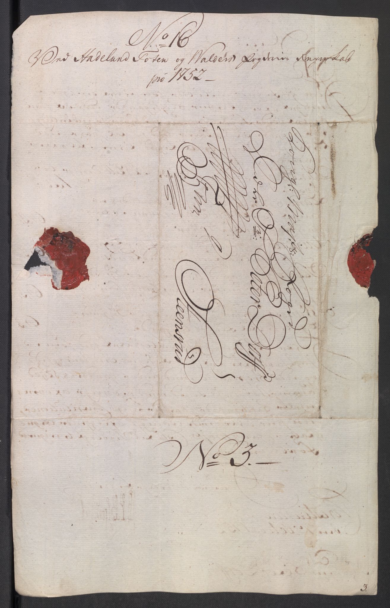 Rentekammeret inntil 1814, Reviderte regnskaper, Fogderegnskap, RA/EA-4092/R18/L1349: Fogderegnskap Hadeland, Toten og Valdres, 1752-1753, p. 90