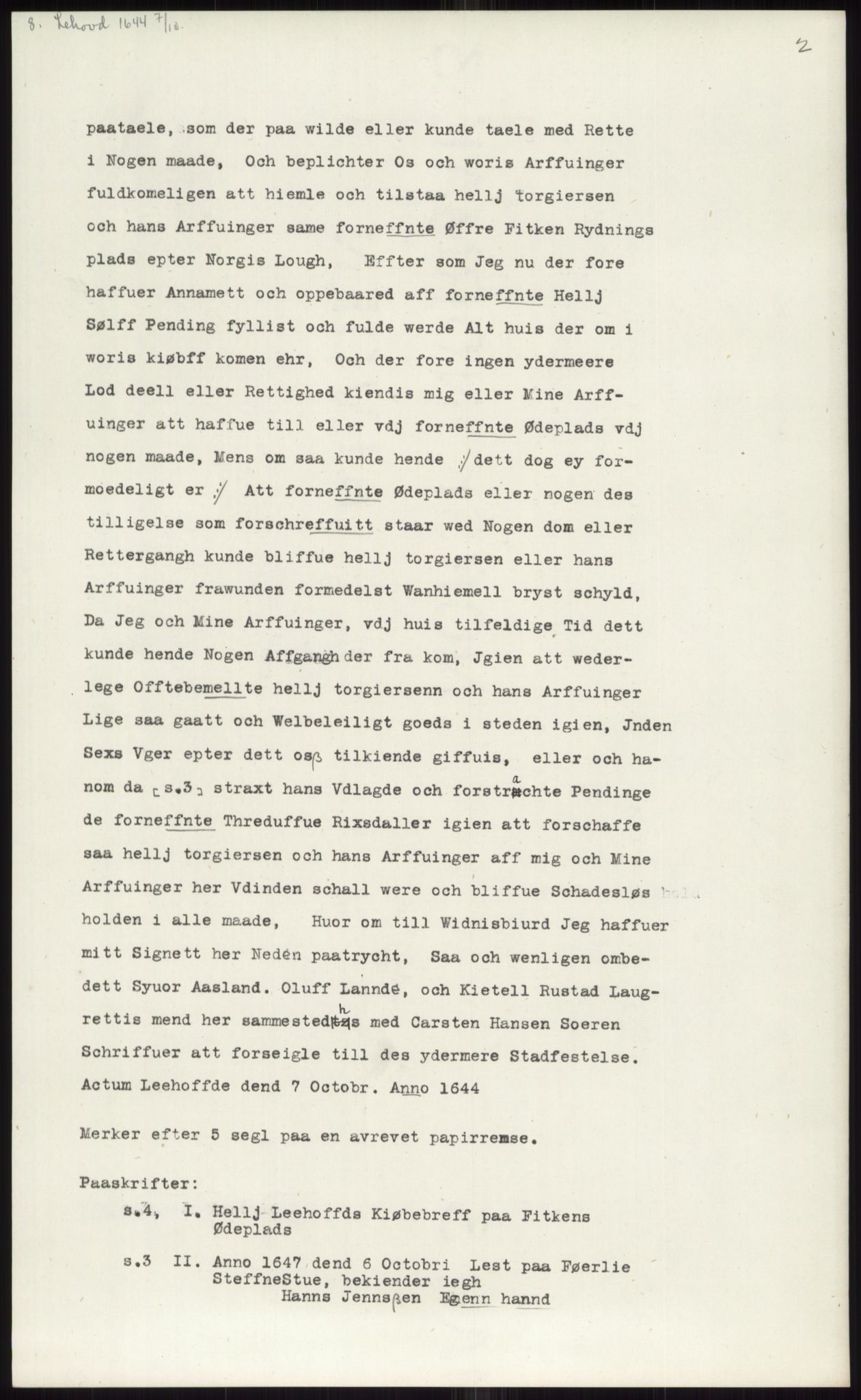 Samlinger til kildeutgivelse, Diplomavskriftsamlingen, AV/RA-EA-4053/H/Ha, p. 1170