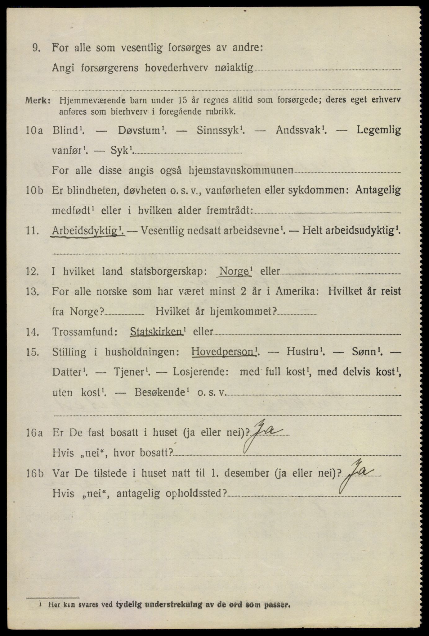 SAO, 1920 census for Skedsmo, 1920, p. 10520