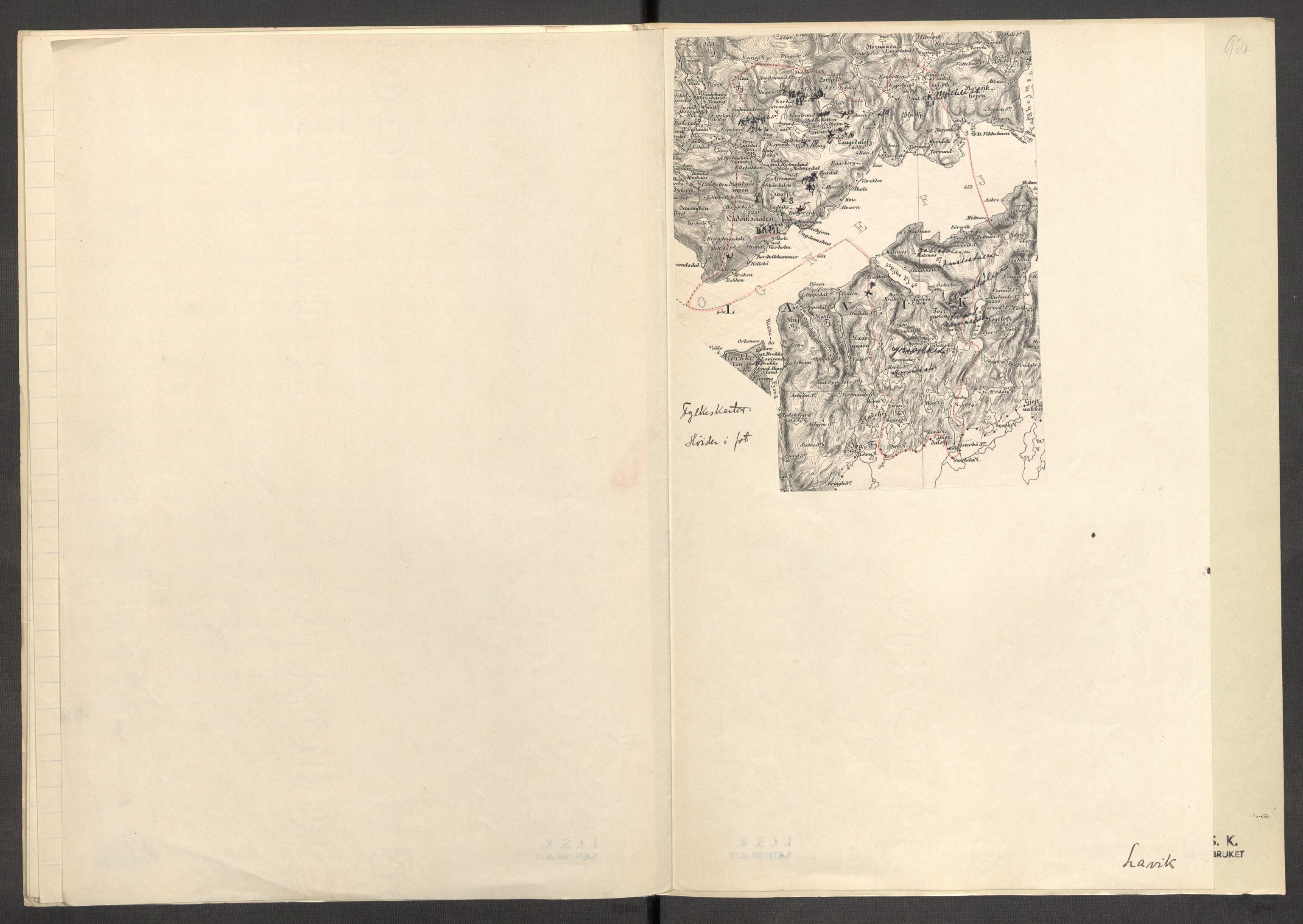 Instituttet for sammenlignende kulturforskning, AV/RA-PA-0424/F/Fc/L0011/0002: Eske B11: / Sogn og Fjordane (perm XXIX), 1934-1937