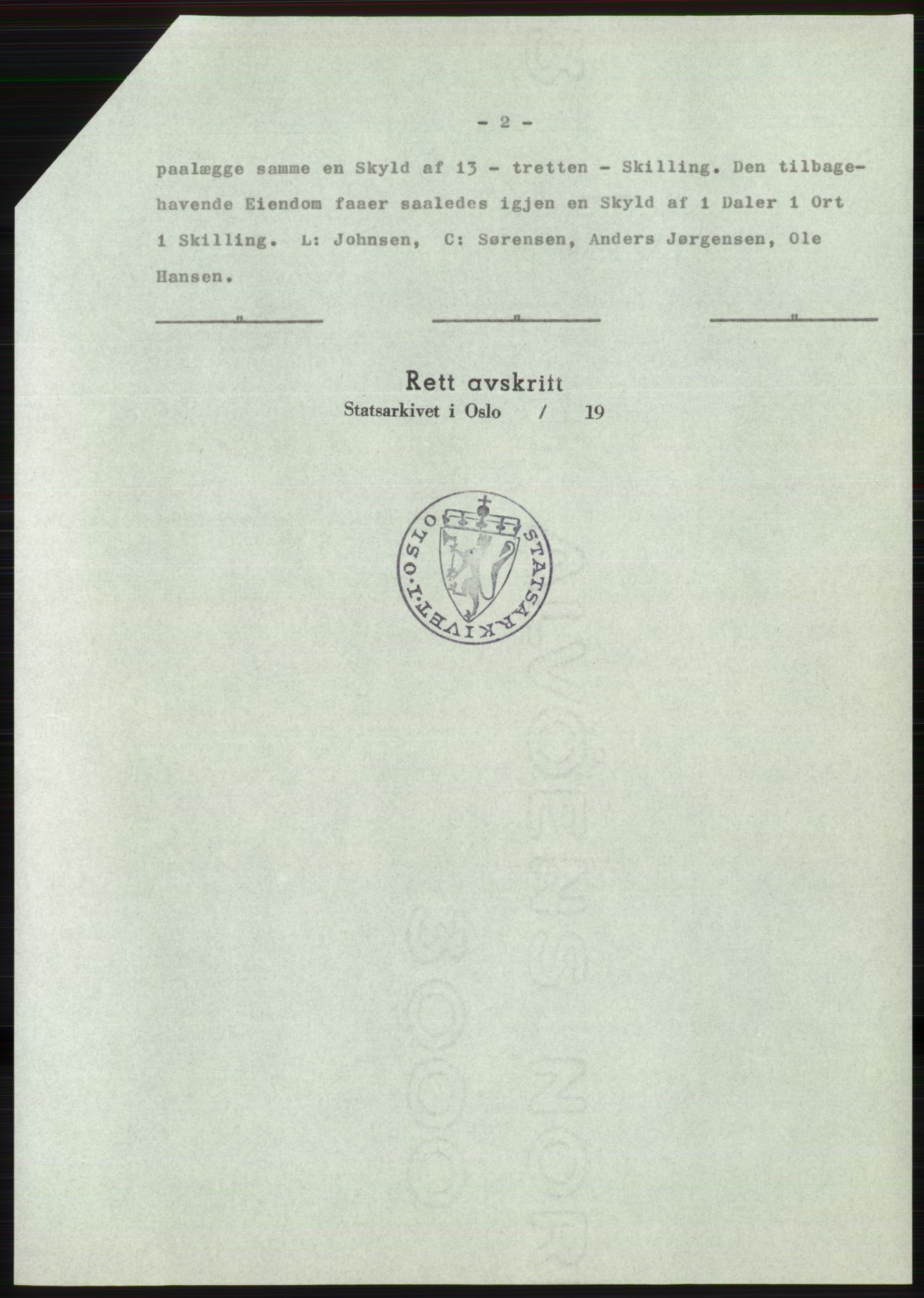 Statsarkivet i Oslo, AV/SAO-A-10621/Z/Zd/L0022: Avskrifter, j.nr 906-2135/1965, 1965, p. 122