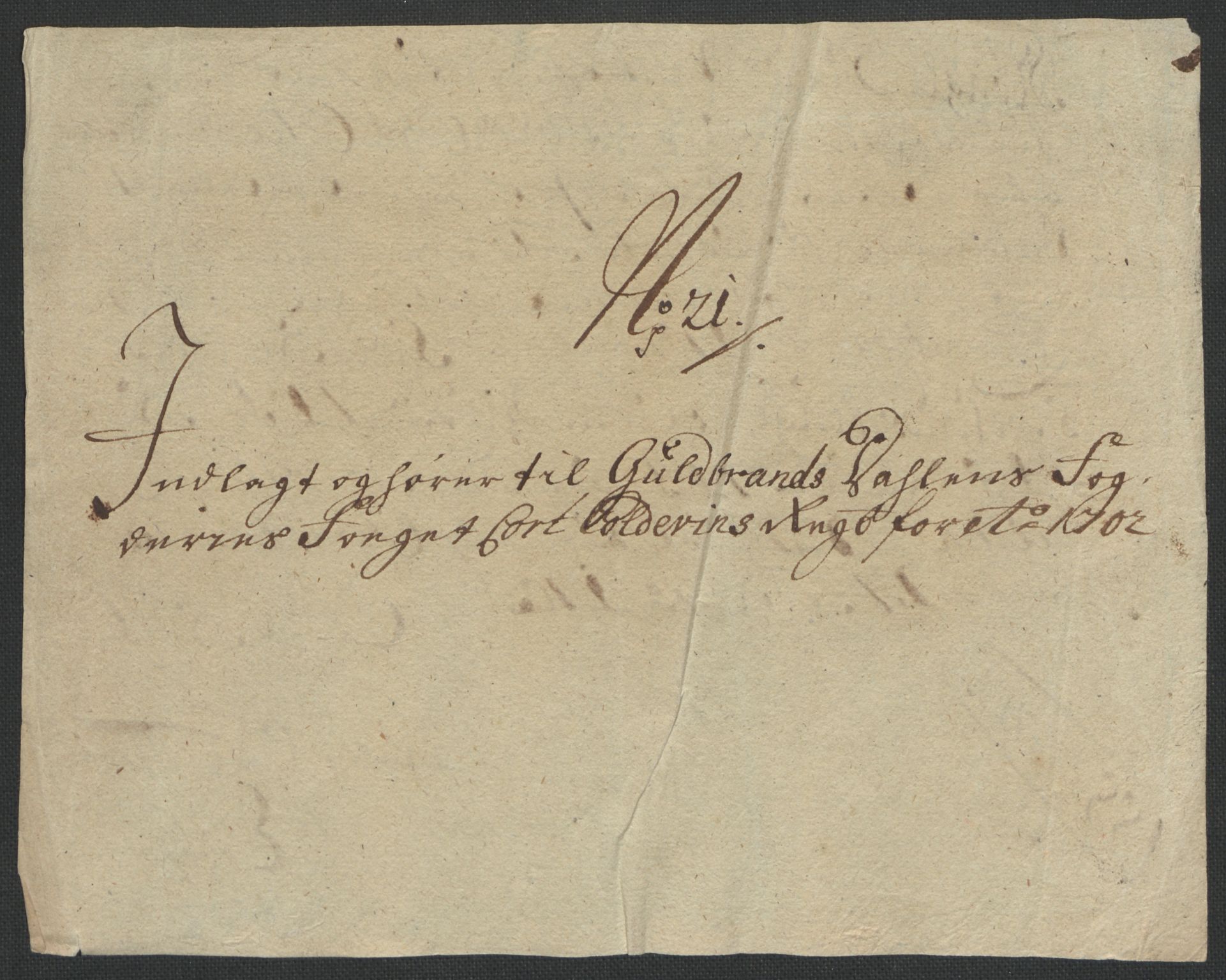 Rentekammeret inntil 1814, Reviderte regnskaper, Fogderegnskap, AV/RA-EA-4092/R17/L1175: Fogderegnskap Gudbrandsdal, 1702, p. 206