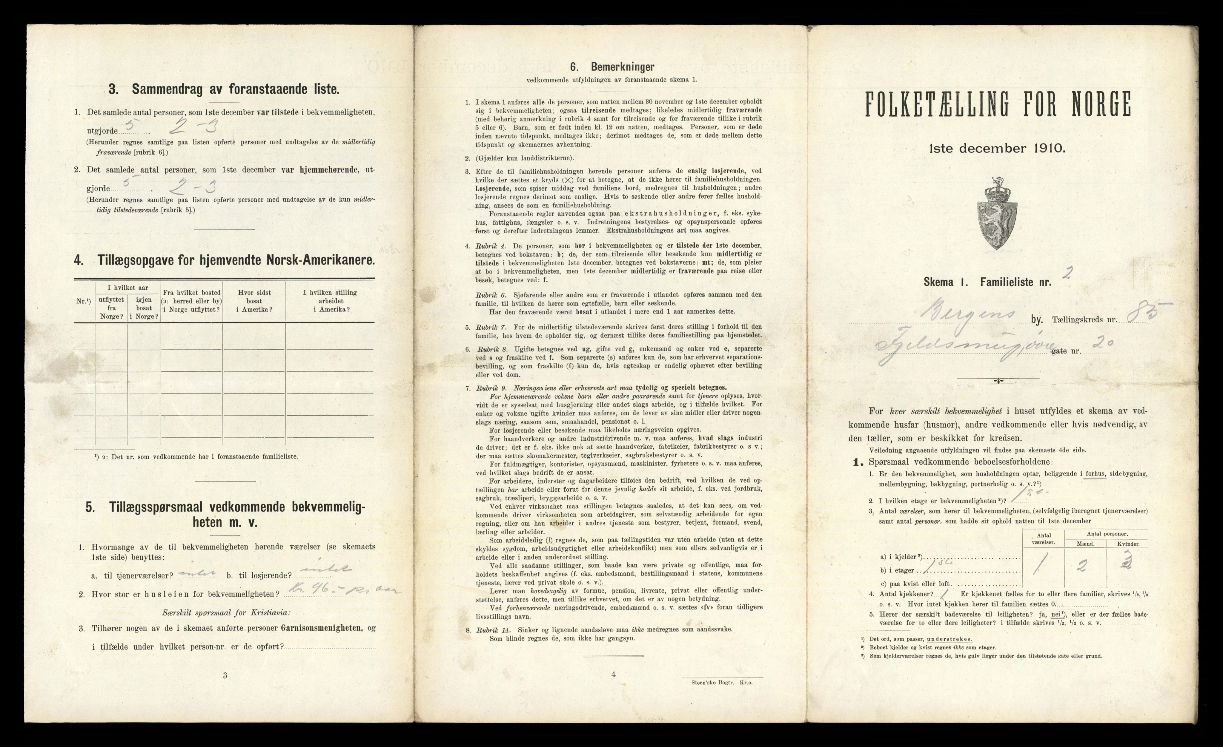 RA, 1910 census for Bergen, 1910, p. 30111