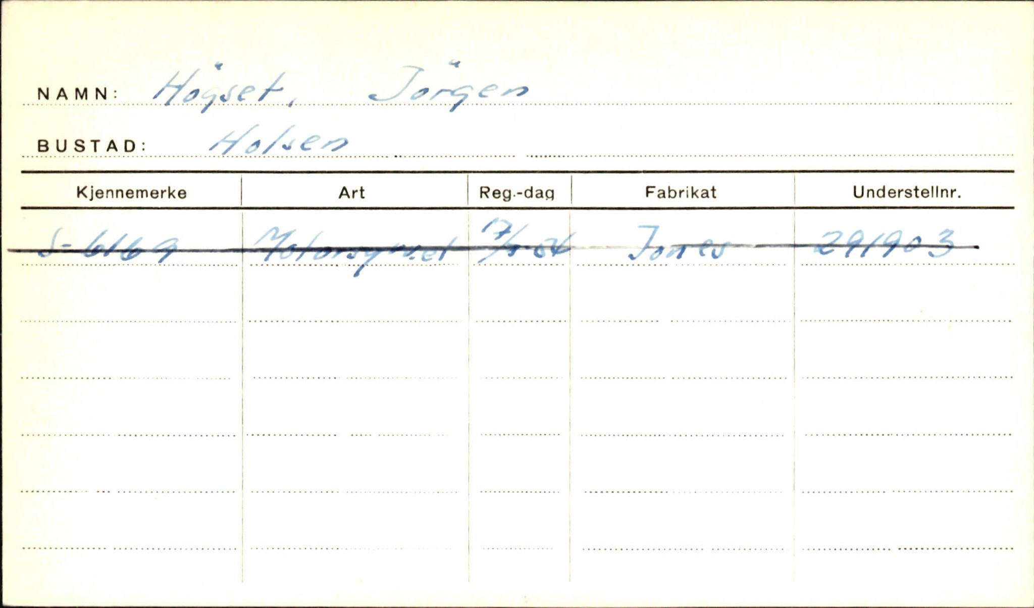 Statens vegvesen, Sogn og Fjordane vegkontor, SAB/A-5301/4/F/L0001A: Eigarregister Fjordane til 1.6.1961, 1930-1961, p. 818