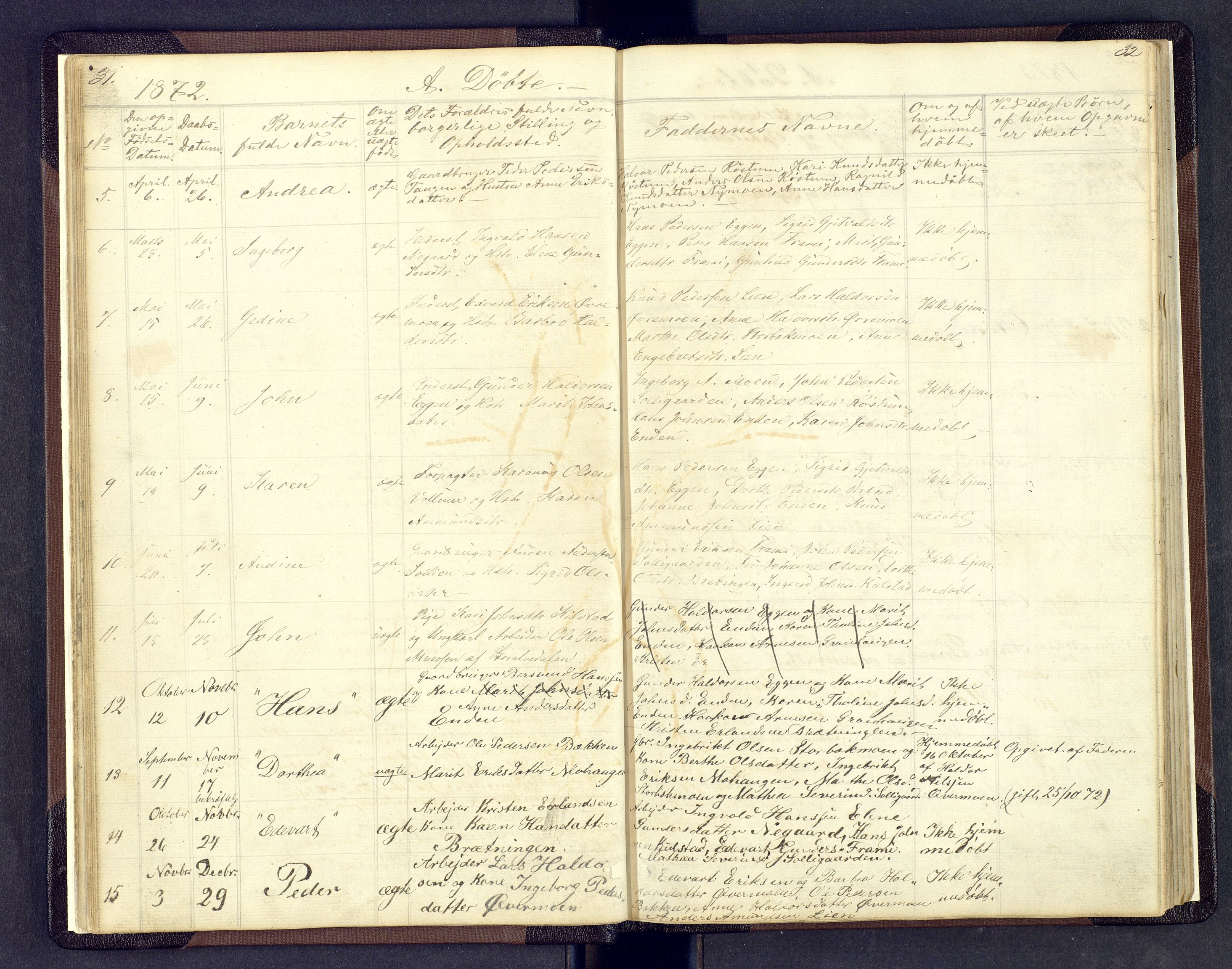 Sollia prestekontor, AV/SAH-PREST-050/H/Ha/Hab/L0001: Parish register (copy) no. 1, 1862-1879, p. 31-32