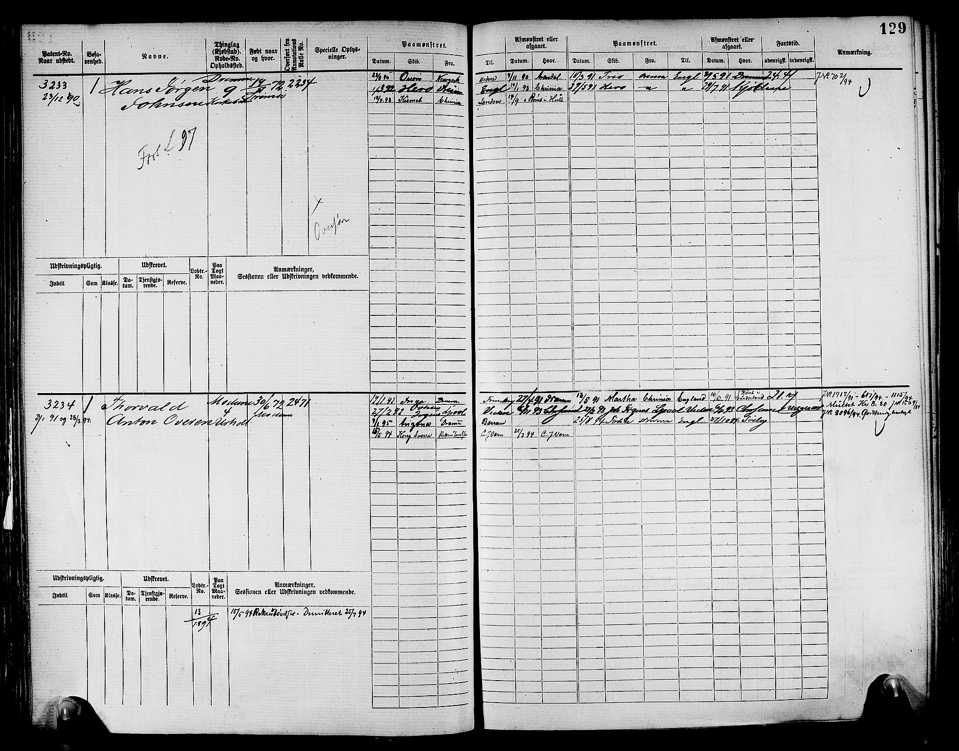 Drammen innrulleringsdistrikt, AV/SAKO-A-781/F/Fc/L0004: Hovedrulle, 1885, p. 134