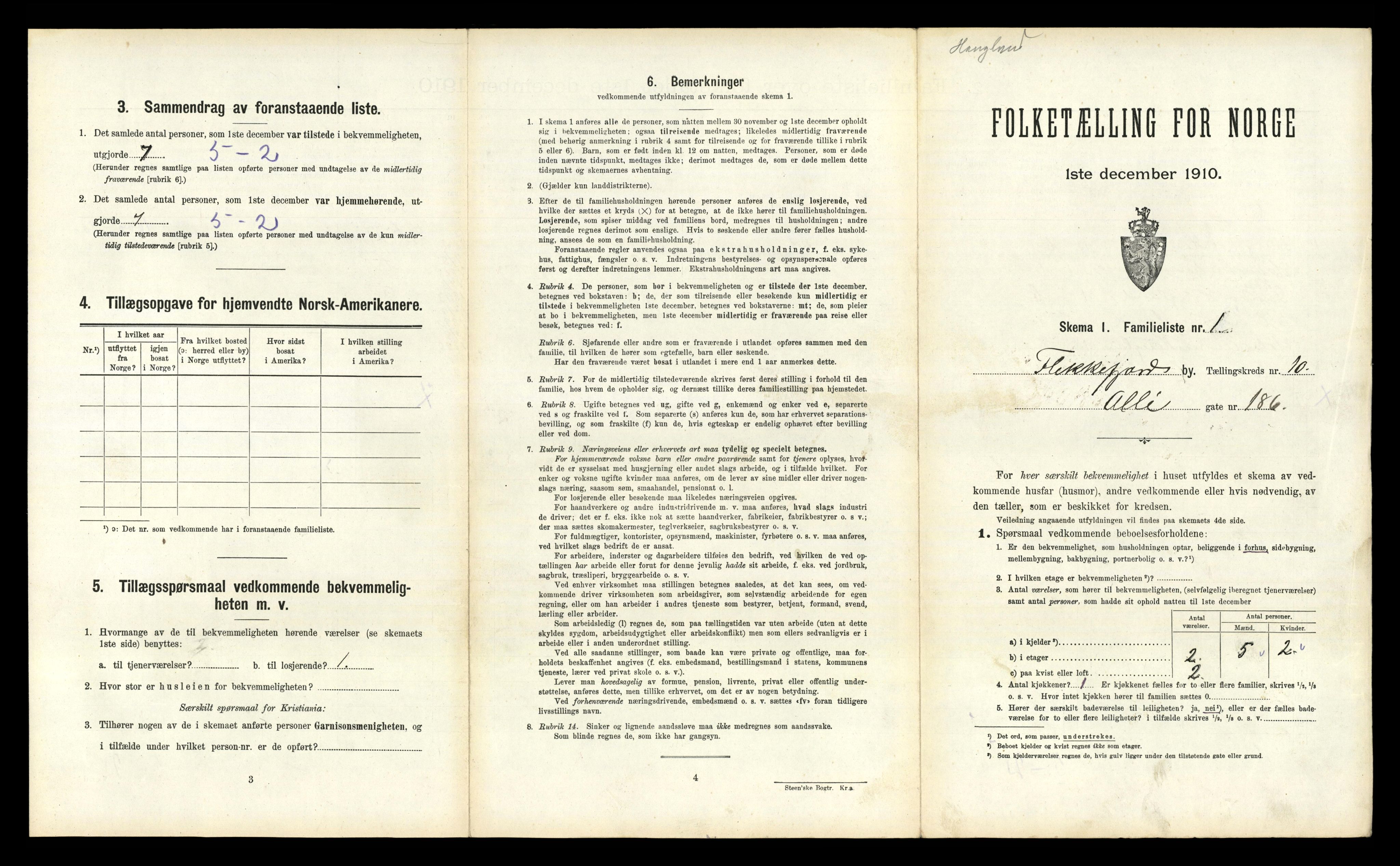 RA, 1910 census for Flekkefjord, 1910, p. 894