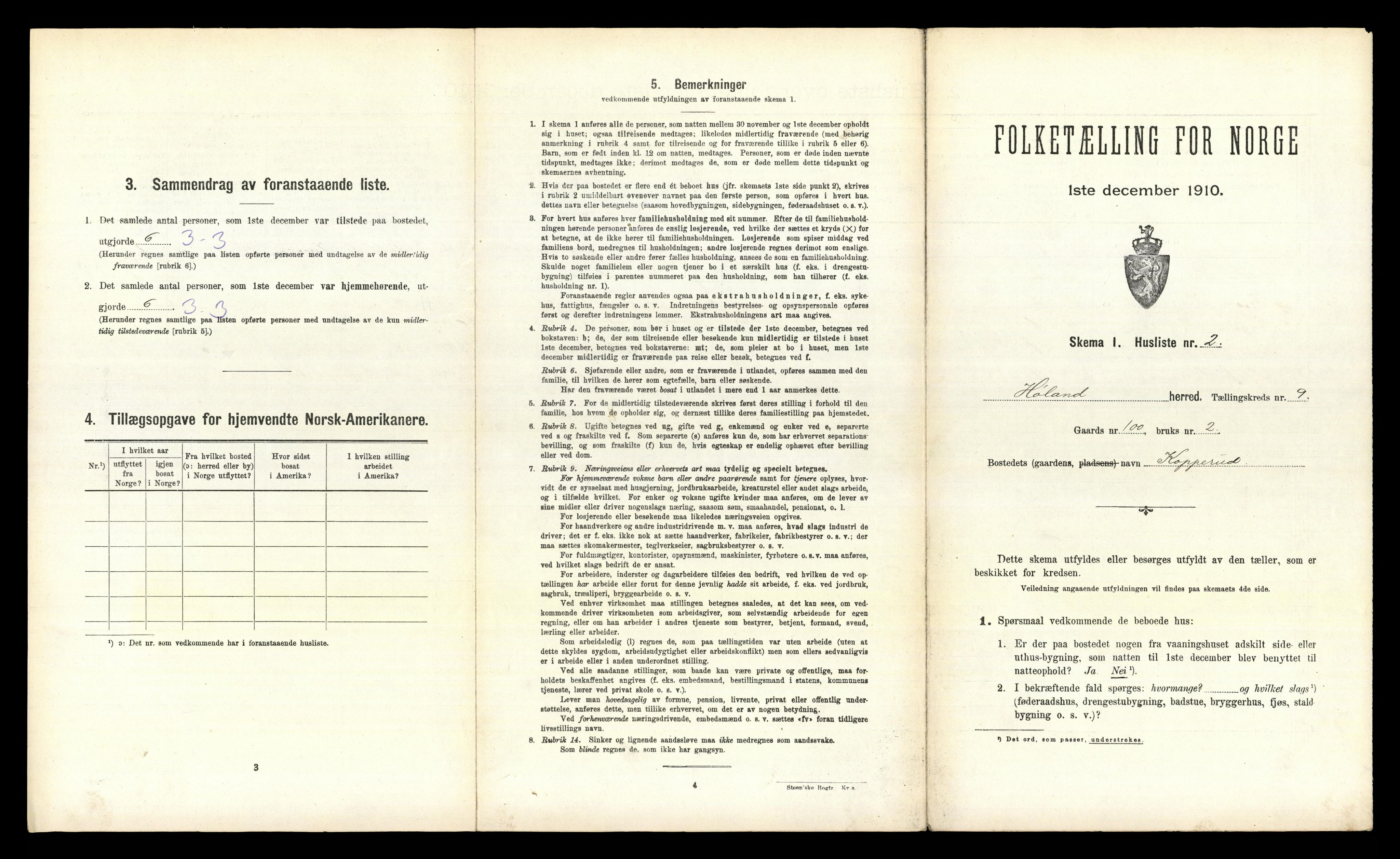 RA, 1910 census for Høland, 1910, p. 1379