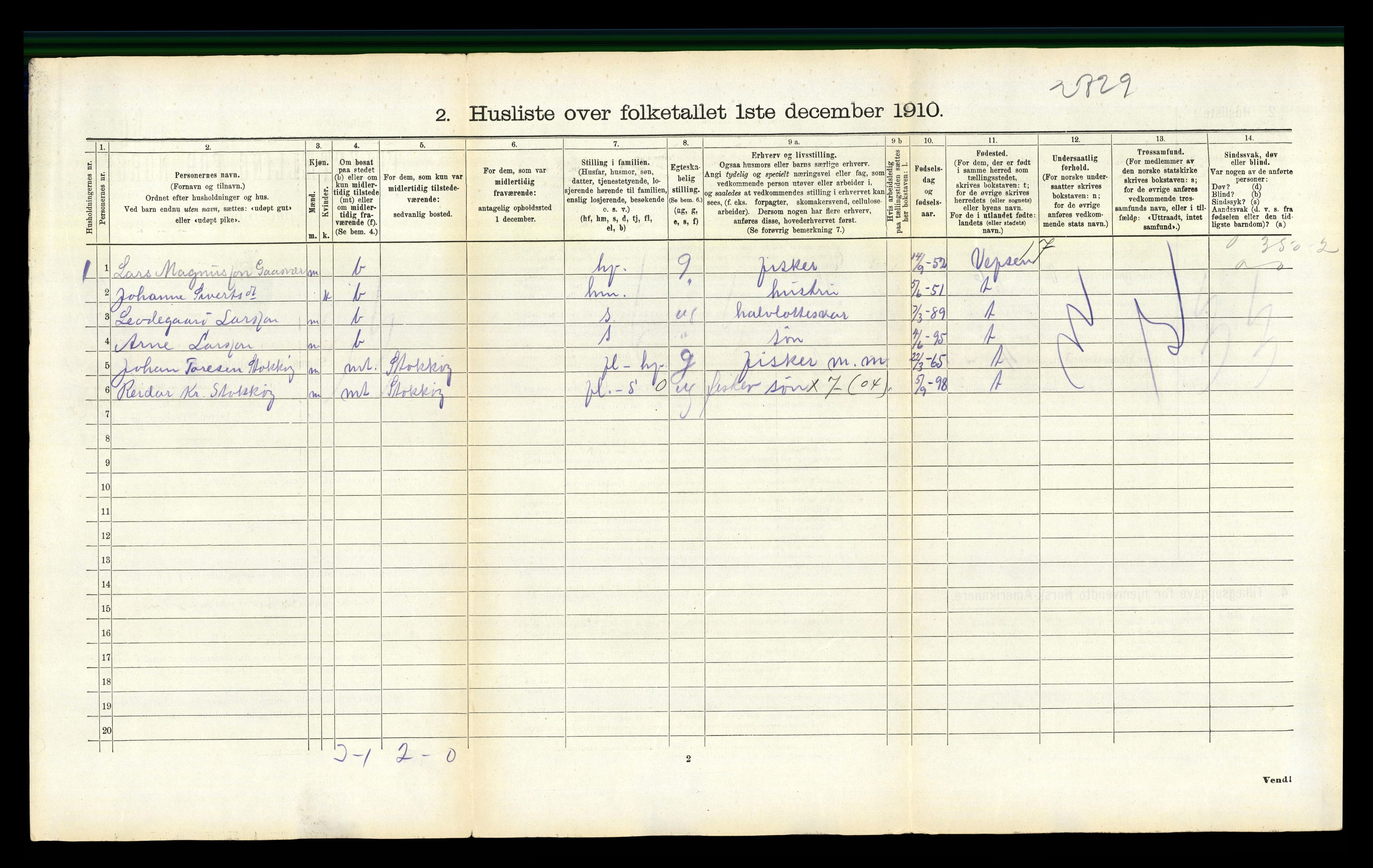 RA, 1910 census for Herøy, 1910, p. 456