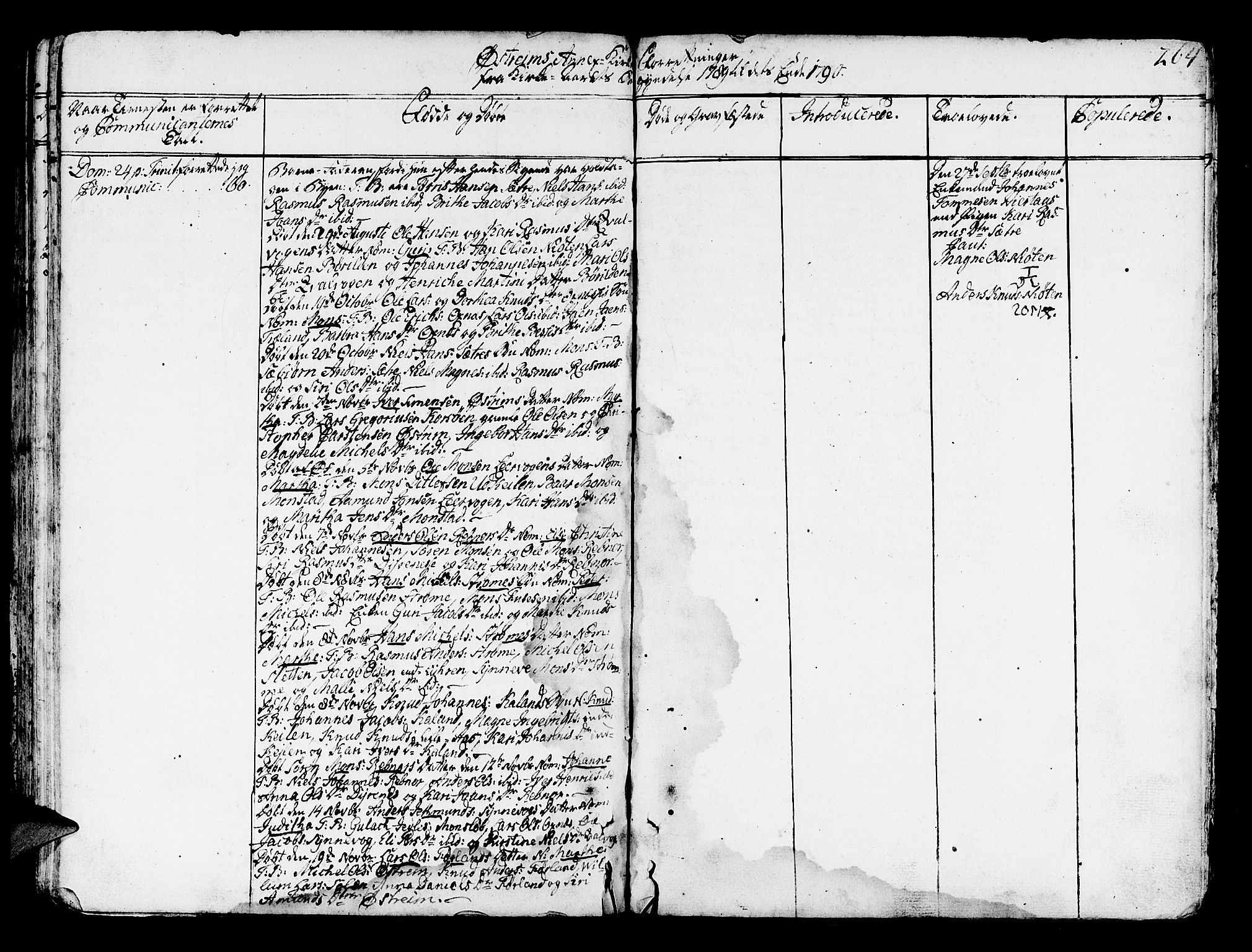 Lindås Sokneprestembete, AV/SAB-A-76701/H/Haa/Haaa/L0004: Parish register (official) no. A 4, 1764-1791, p. 264