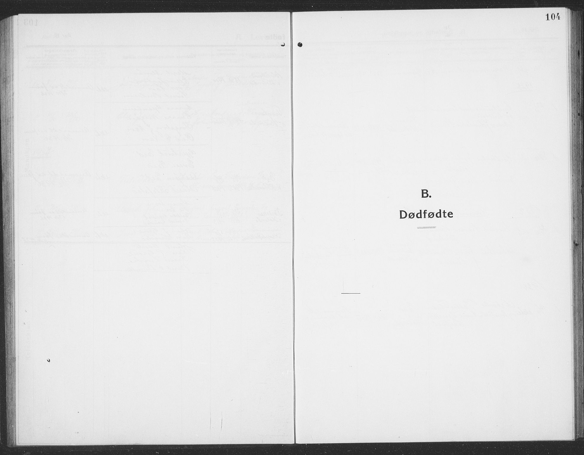 Ministerialprotokoller, klokkerbøker og fødselsregistre - Sør-Trøndelag, SAT/A-1456/694/L1134: Parish register (copy) no. 694C06, 1915-1937, p. 104