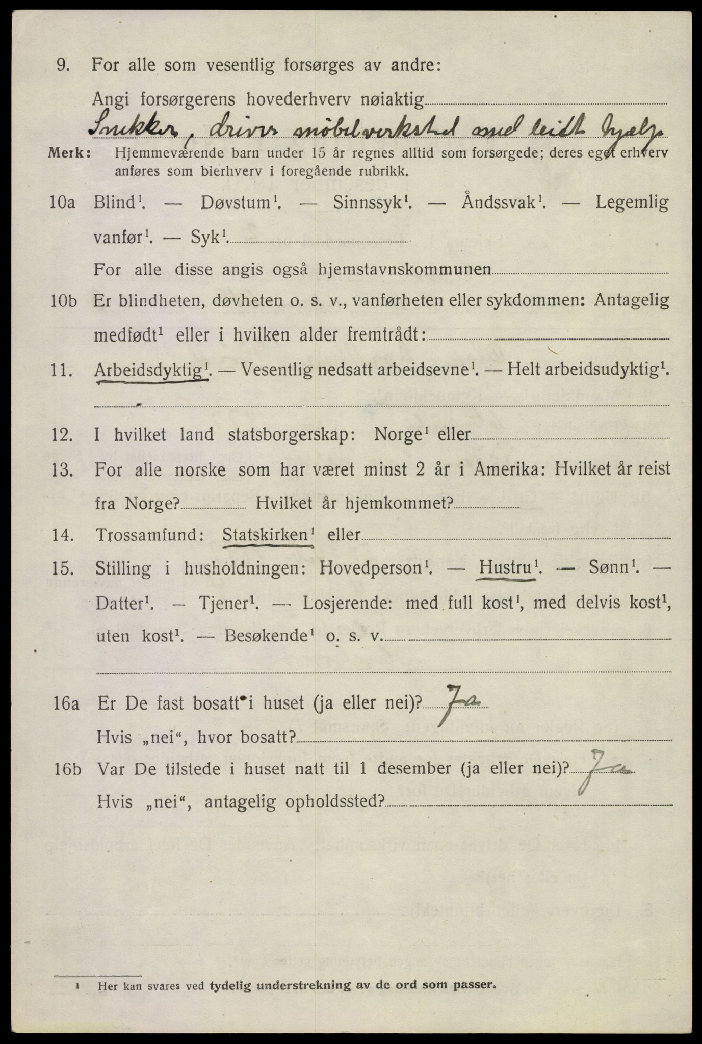 SAKO, 1920 census for Sem, 1920, p. 11194
