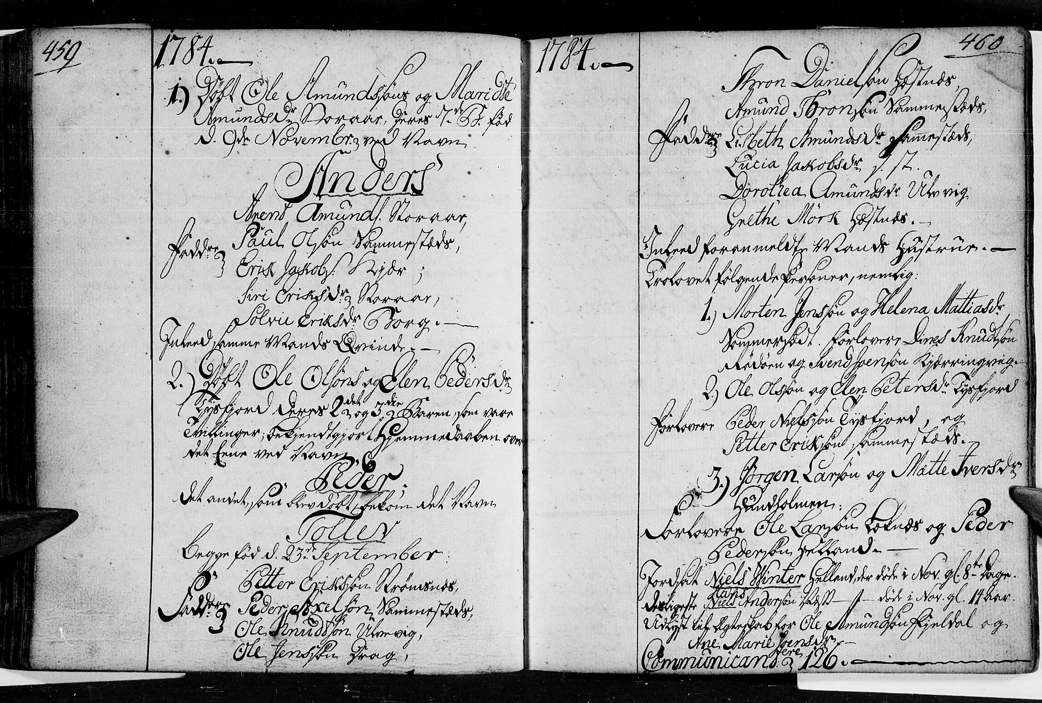 Ministerialprotokoller, klokkerbøker og fødselsregistre - Nordland, AV/SAT-A-1459/872/L1029: Parish register (official) no. 872A04, 1765-1787, p. 459-460