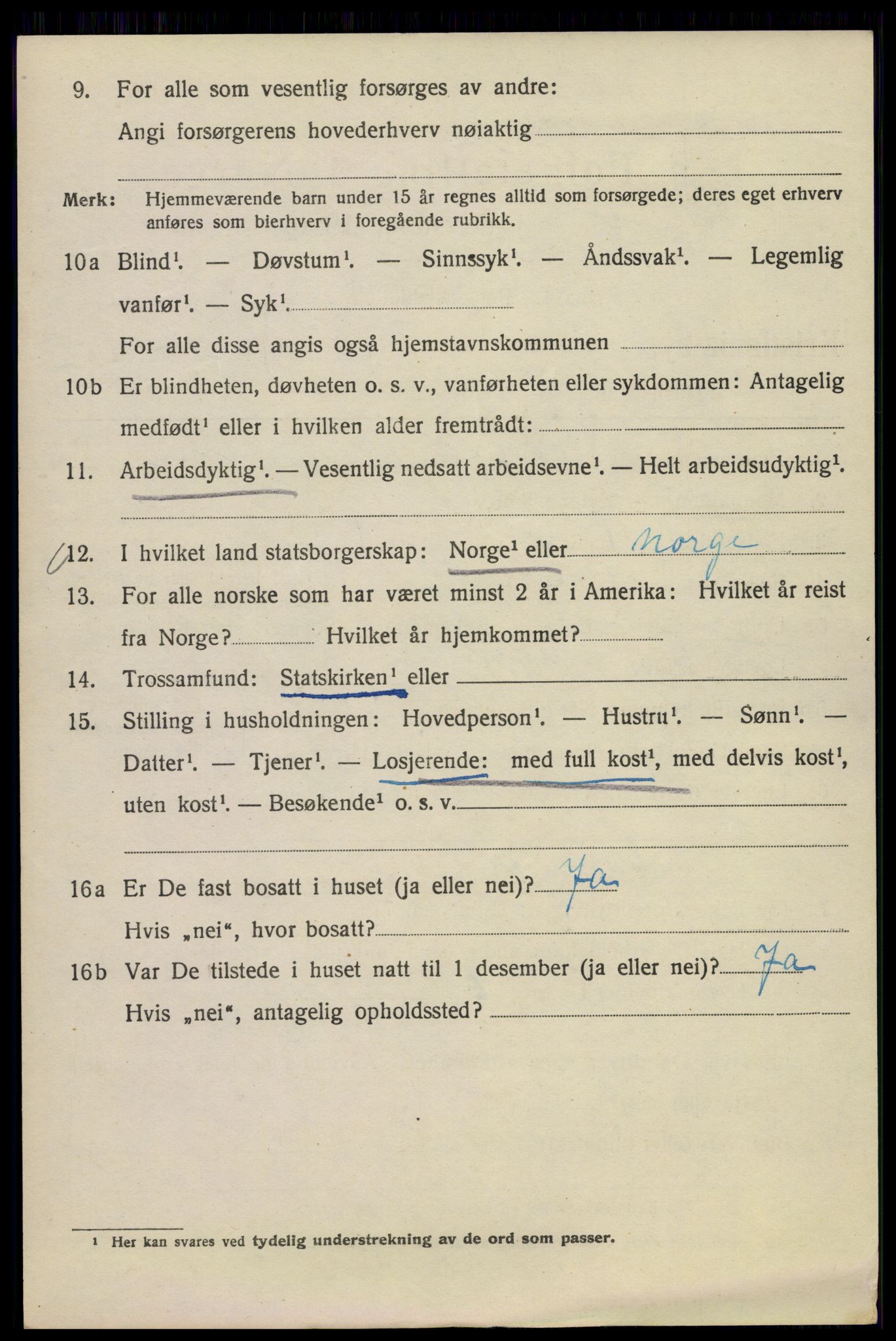 SAO, 1920 census for Kristiania, 1920, p. 609598