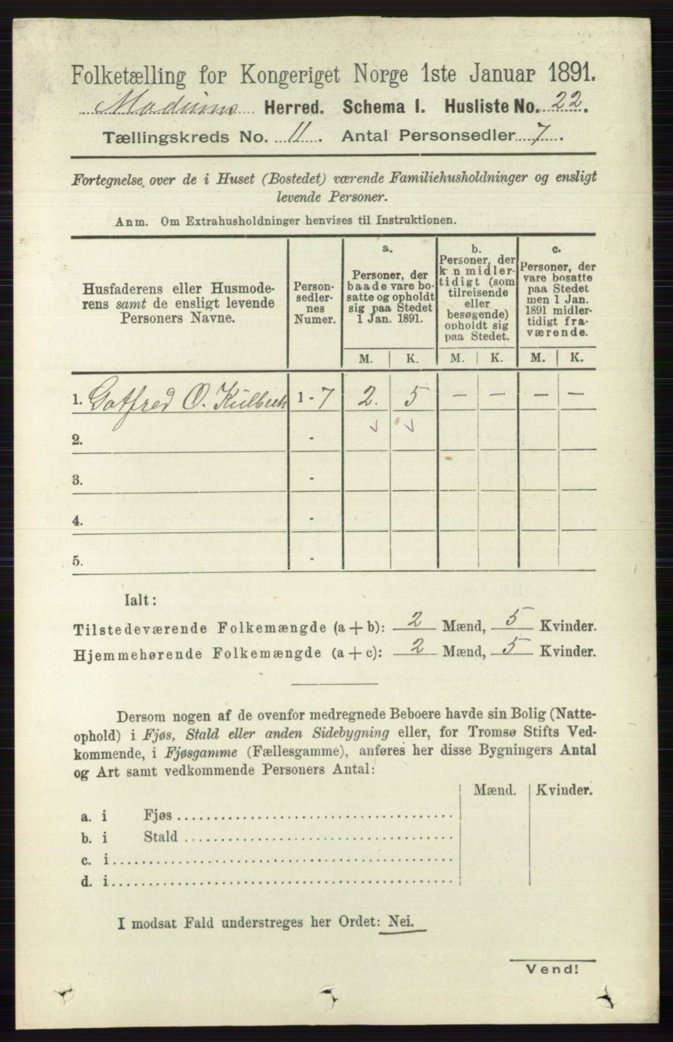 RA, 1891 census for 0623 Modum, 1891, p. 4103