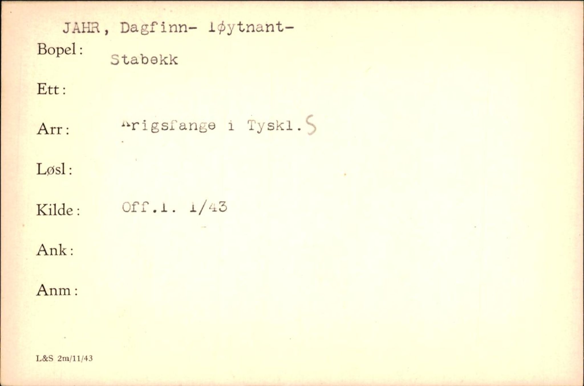 Forsvaret, Forsvarets krigshistoriske avdeling, RA/RAFA-2017/Y/Yf/L0200: II-C-11-2102  -  Norske krigsfanger i Tyskland, 1940-1945, p. 513