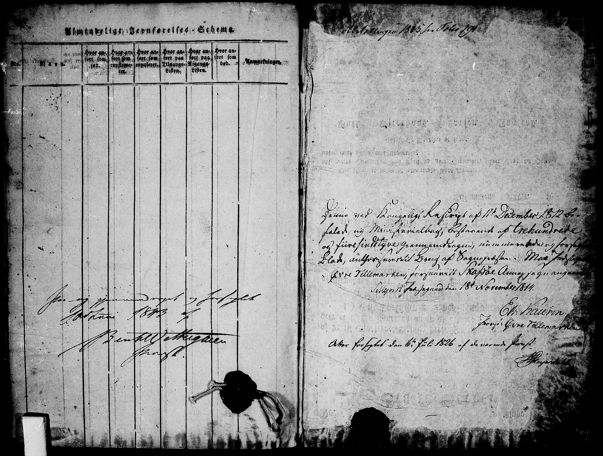 Mo kirkebøker, AV/SAKO-A-286/F/Fb/L0001: Parish register (official) no. II 1, 1814-1844