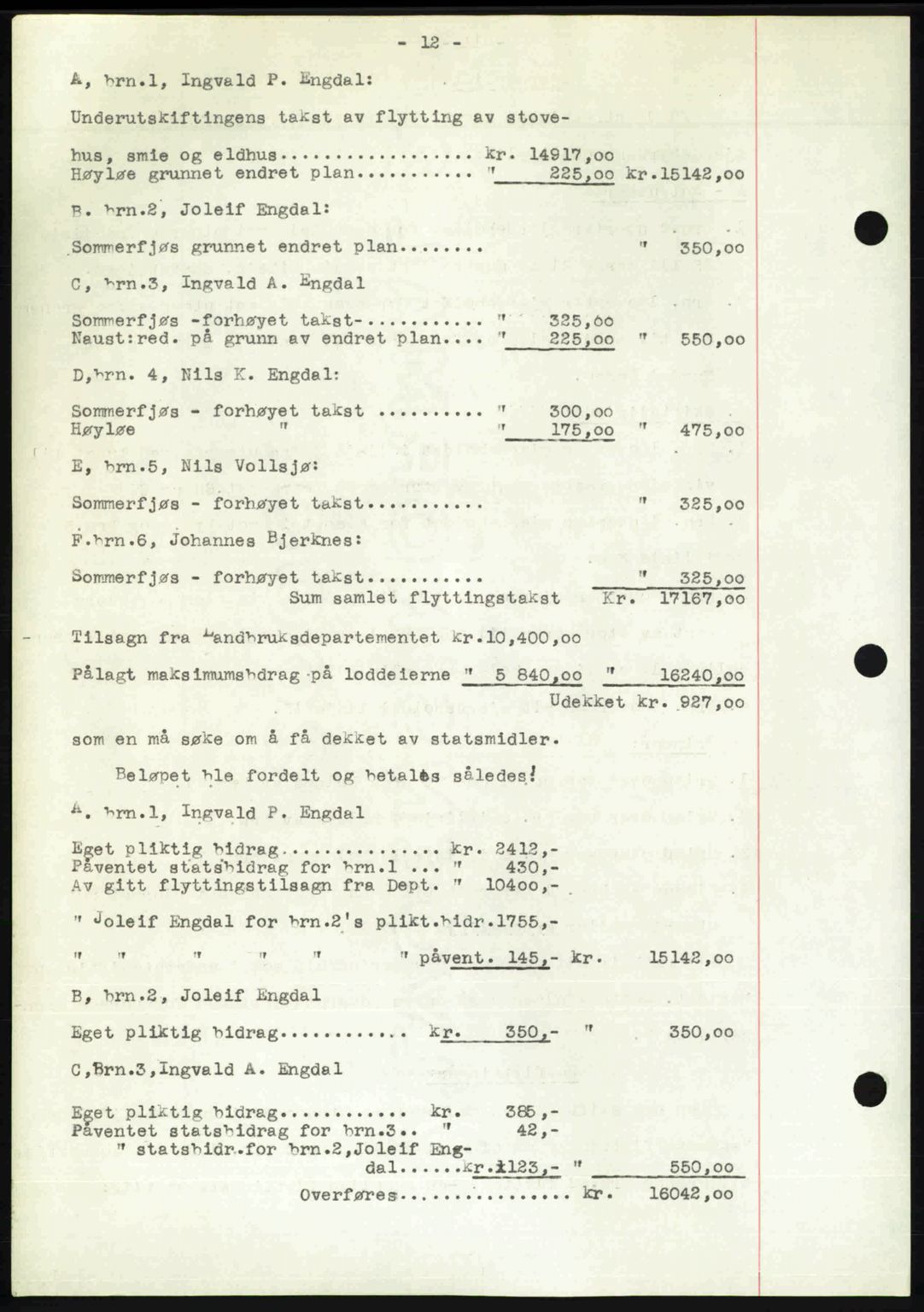 Nordmøre sorenskriveri, AV/SAT-A-4132/1/2/2Ca: Mortgage book no. A114, 1950-1950, Diary no: : 626/1950