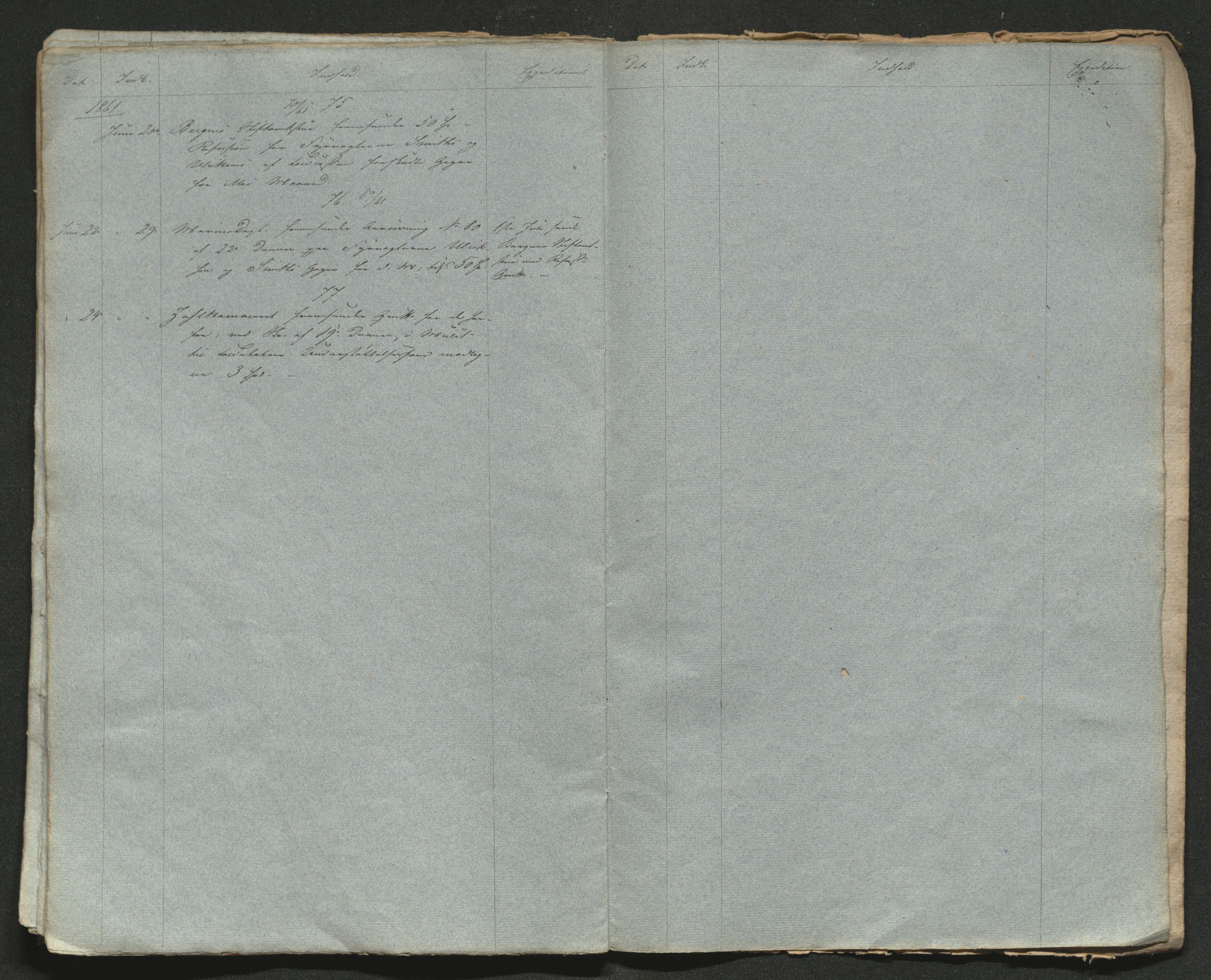 Egersund tollstasjon, AV/SAST-A-101503/01/O/L0219/0003: Diverse / Brevjournal, 1858-1861