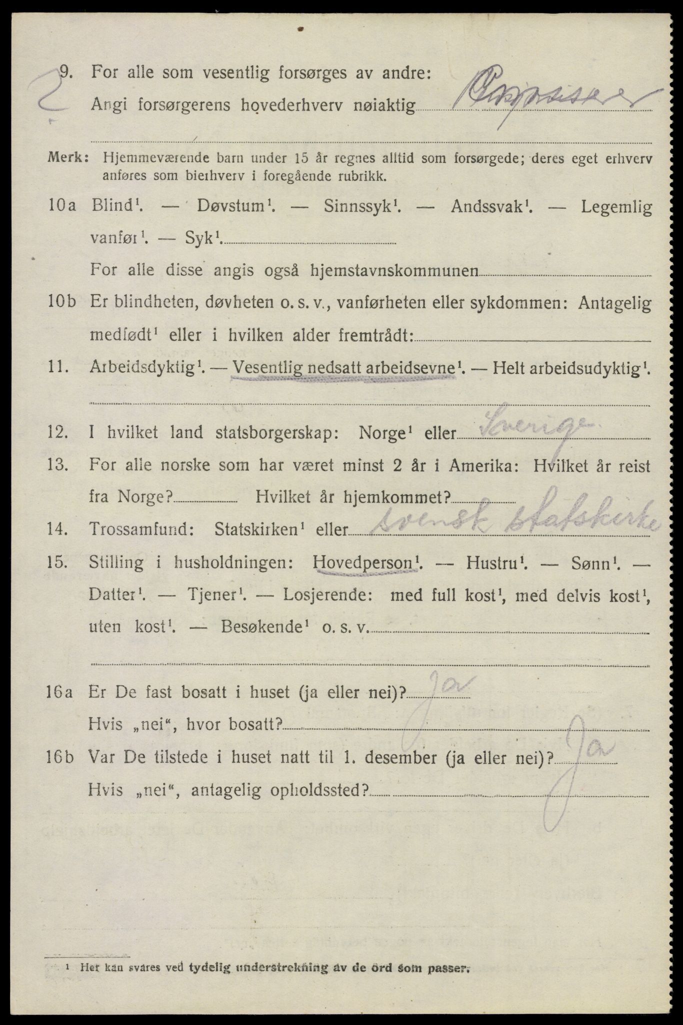 SAO, 1920 census for Glemmen, 1920, p. 7608