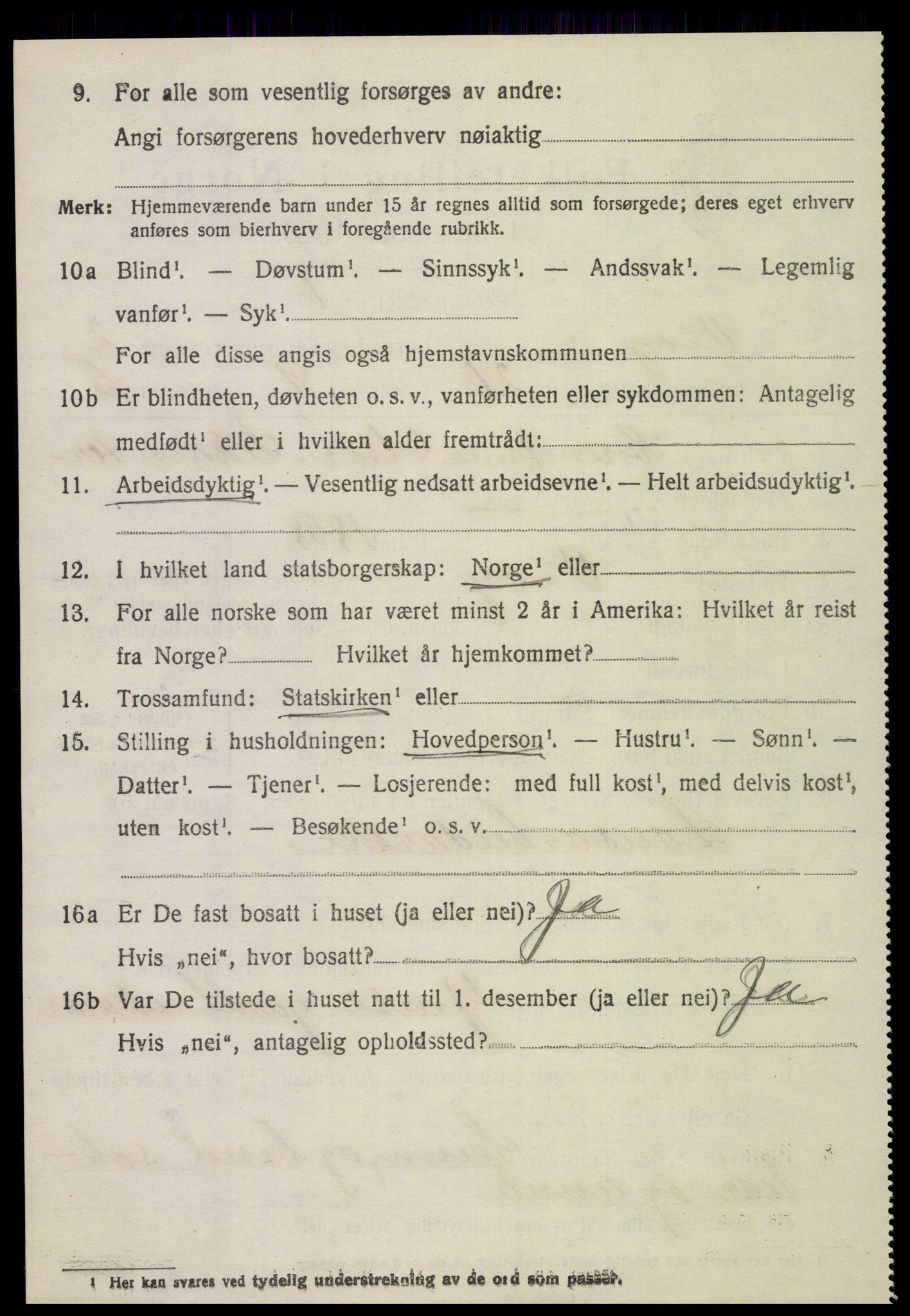 SAT, 1920 census for Veøy, 1920, p. 1434