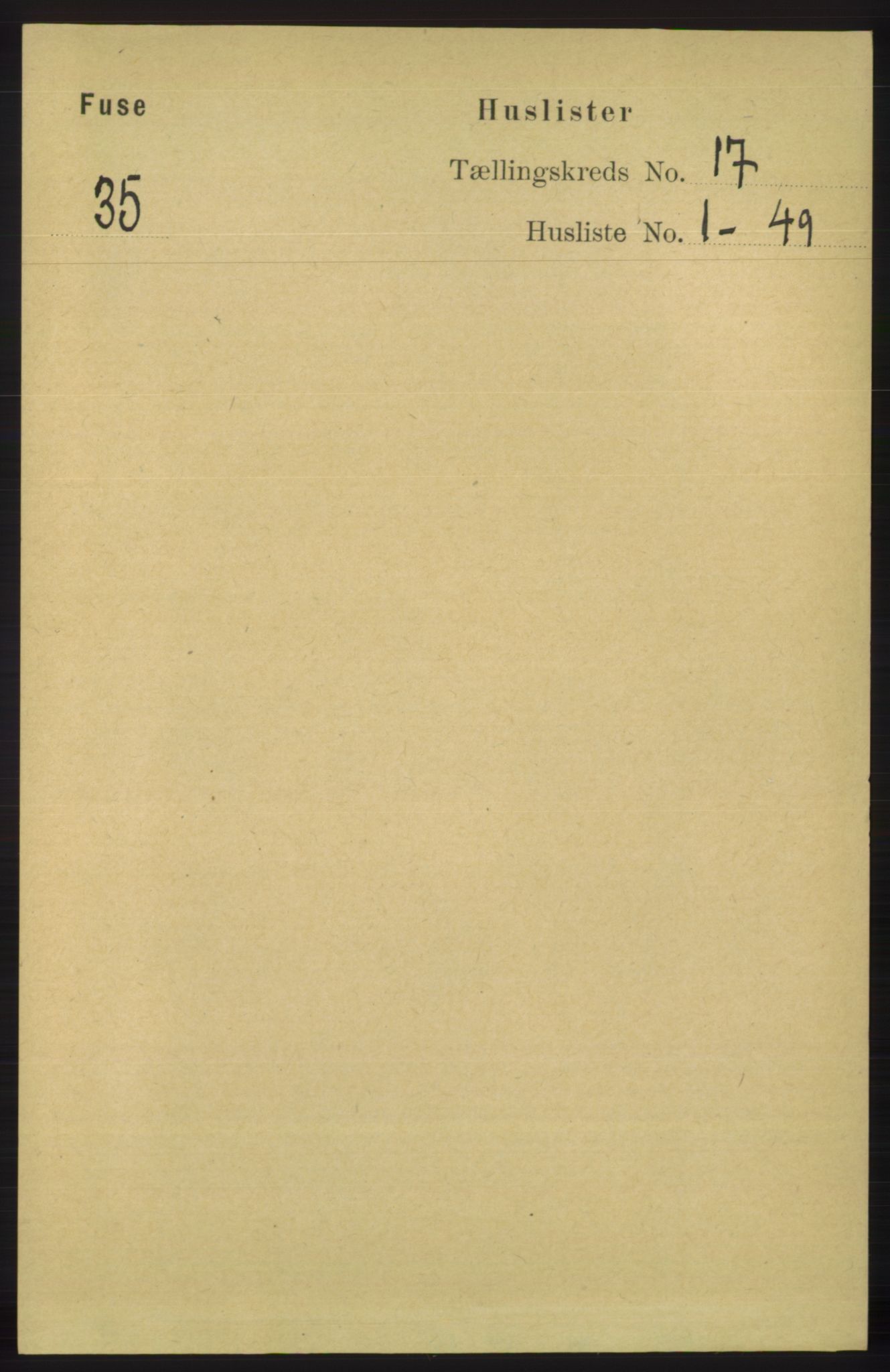 RA, 1891 census for 1241 Fusa, 1891, p. 3754