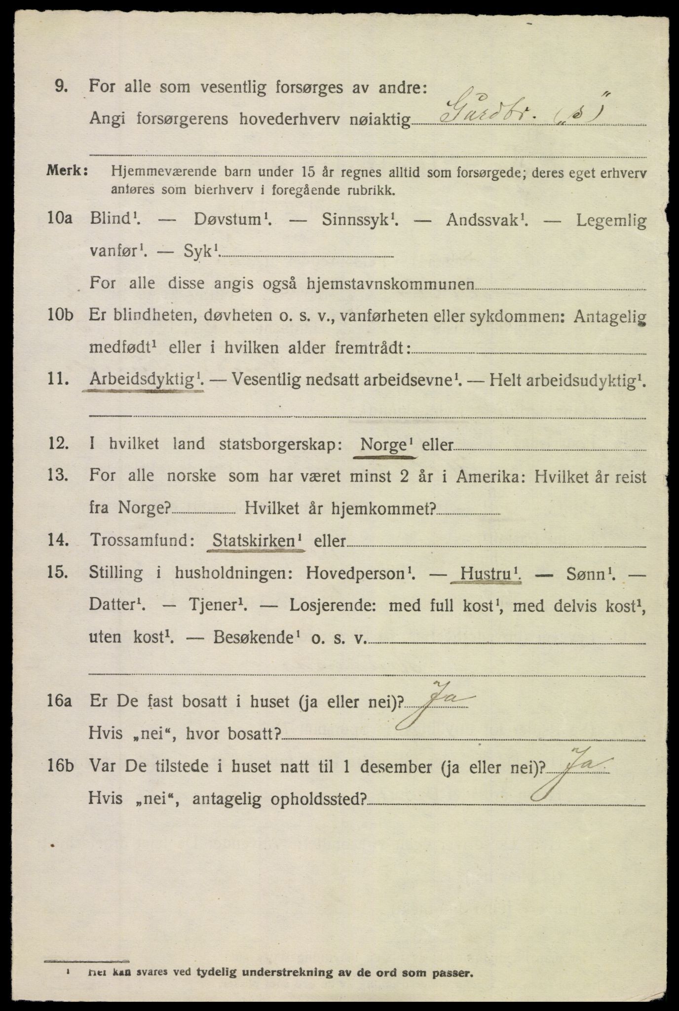 SAK, 1920 census for Holt, 1920, p. 7137