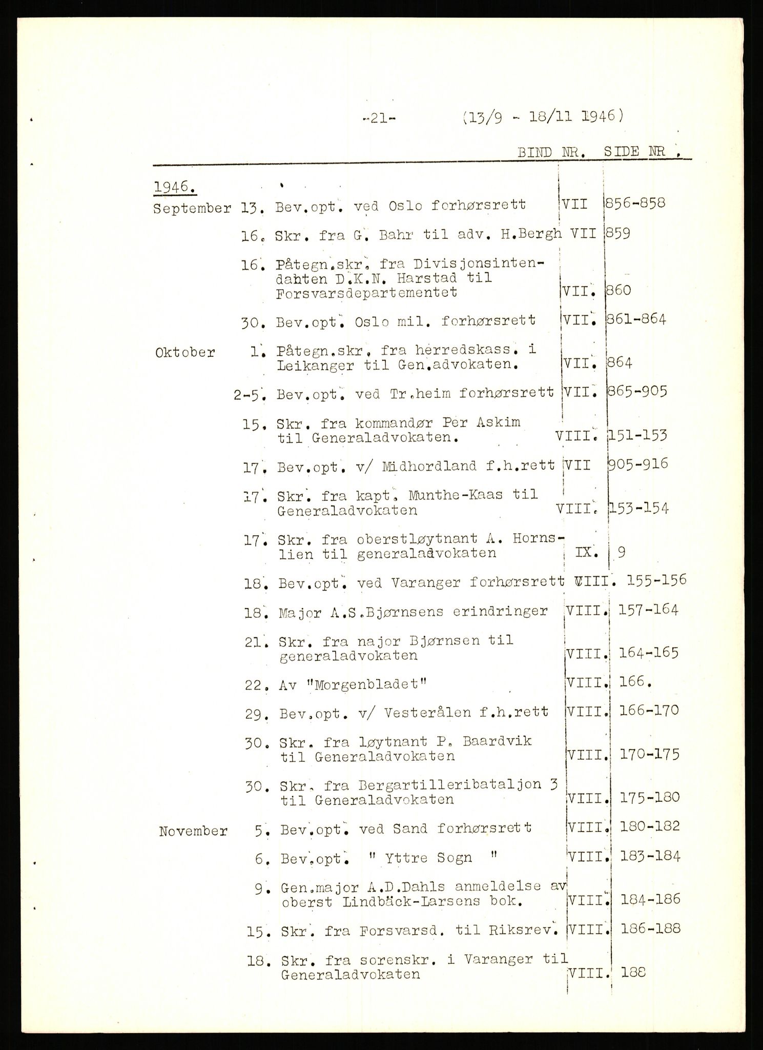 Forsvaret, Forsvarets krigshistoriske avdeling, AV/RA-RAFA-2017/Y/Yb/L0142: II-C-11-620  -  6. Divisjon, 1940-1947, p. 21