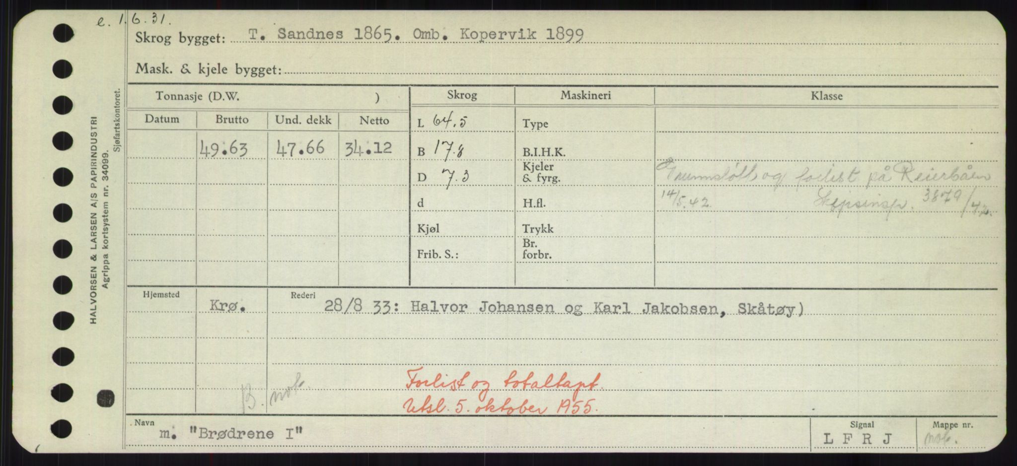 Sjøfartsdirektoratet med forløpere, Skipsmålingen, AV/RA-S-1627/H/Hd/L0005: Fartøy, Br-Byg, p. 487