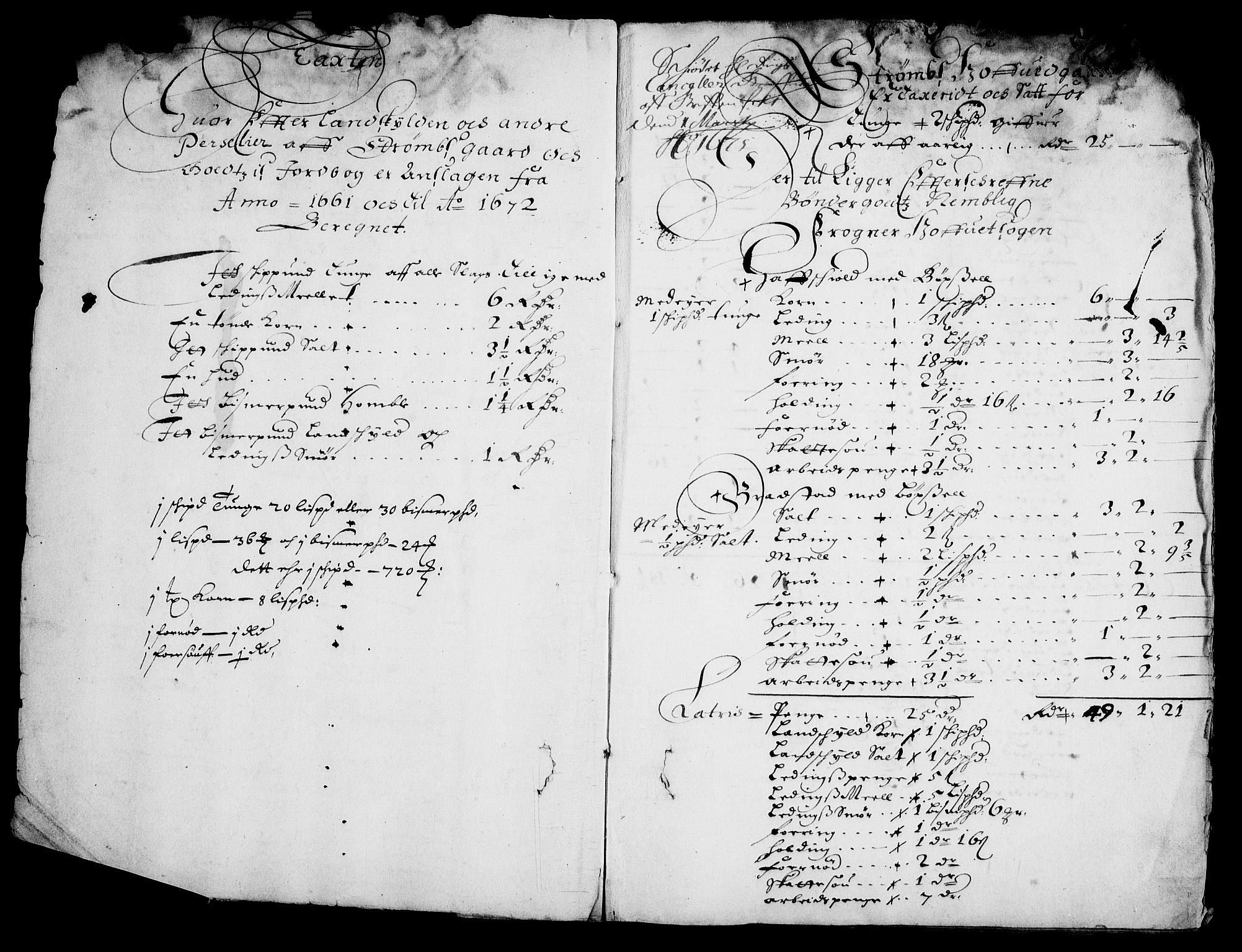 Rentekammeret inntil 1814, Realistisk ordnet avdeling, AV/RA-EA-4070/On/L0008: [Jj 9]: Jordebøker innlevert til kongelig kommisjon 1672: Hammar, Osgård, Sem med Skjelbred, Fossesholm, Fiskum og Ulland (1669-1672), Strøm (1658-u.d. og 1672-73) samt Svanøy gods i Sunnfjord (1657)., 1672, p. 289