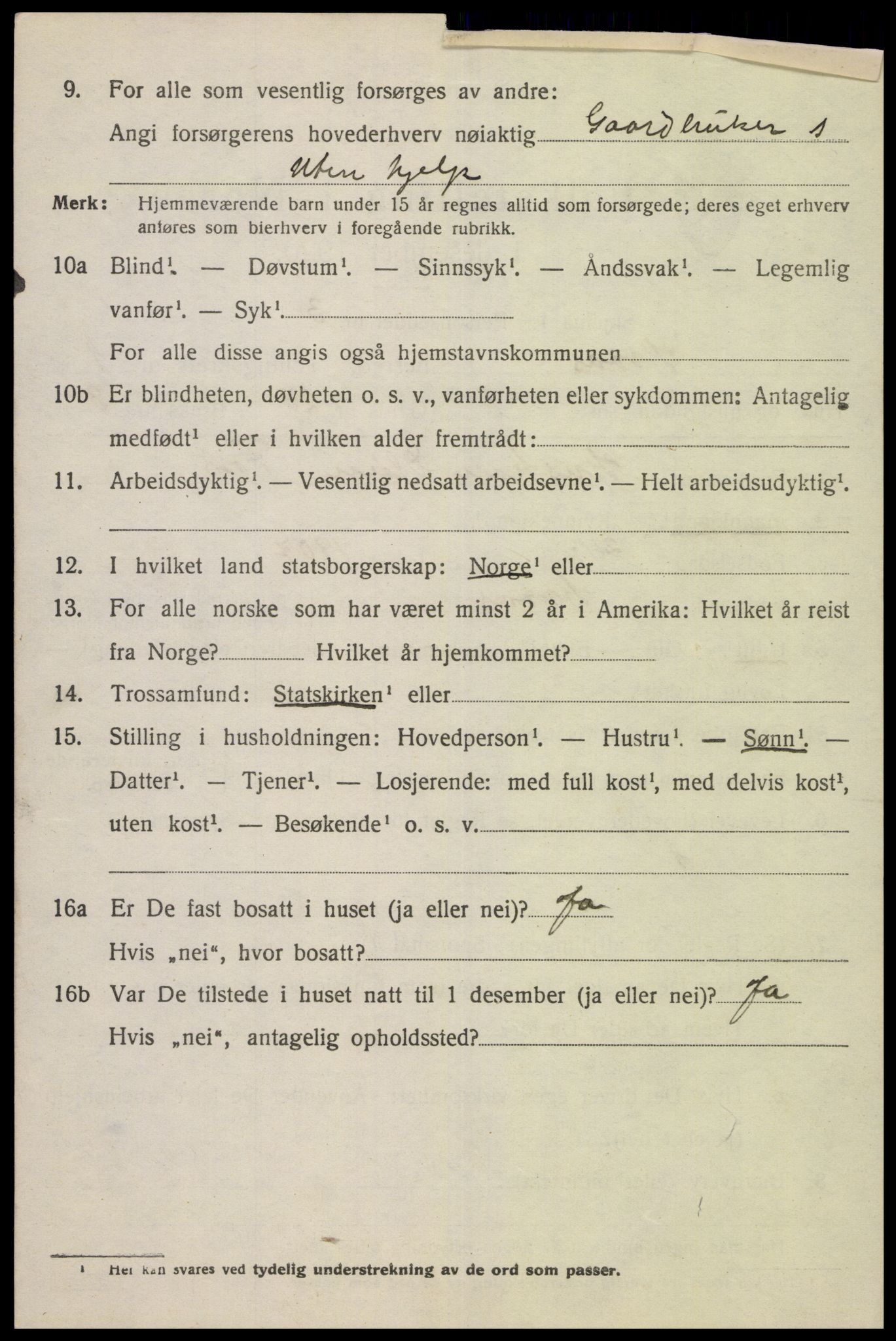 SAK, 1920 census for Kvås, 1920, p. 359