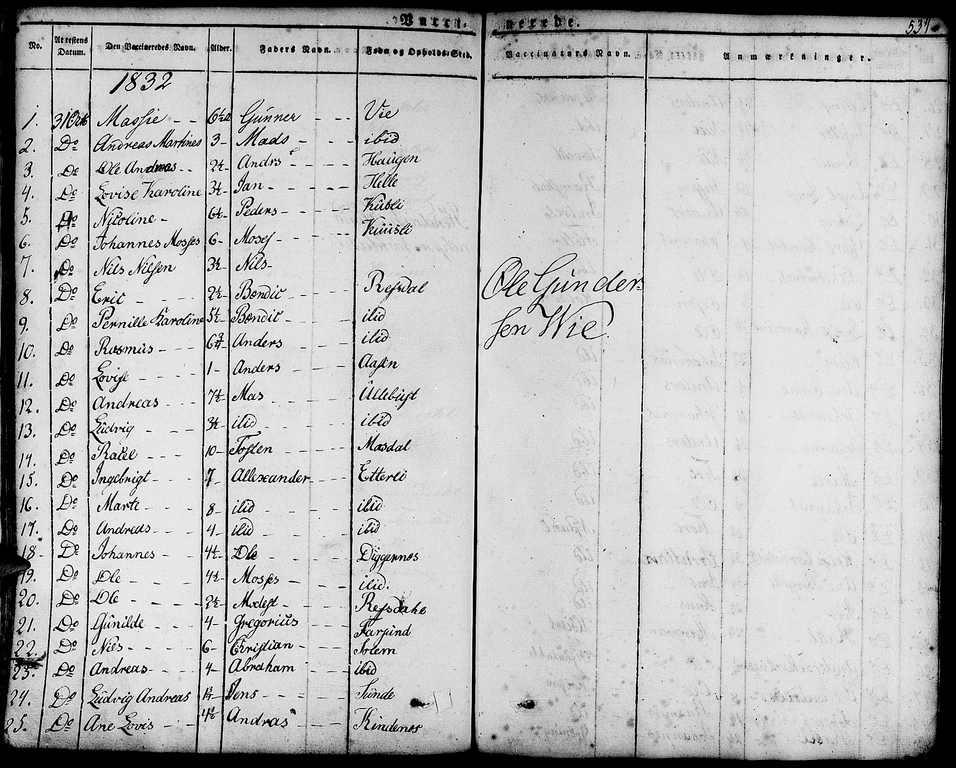 Førde sokneprestembete, SAB/A-79901/H/Haa/Haaa/L0006: Parish register (official) no. A 6, 1821-1842, p. 534