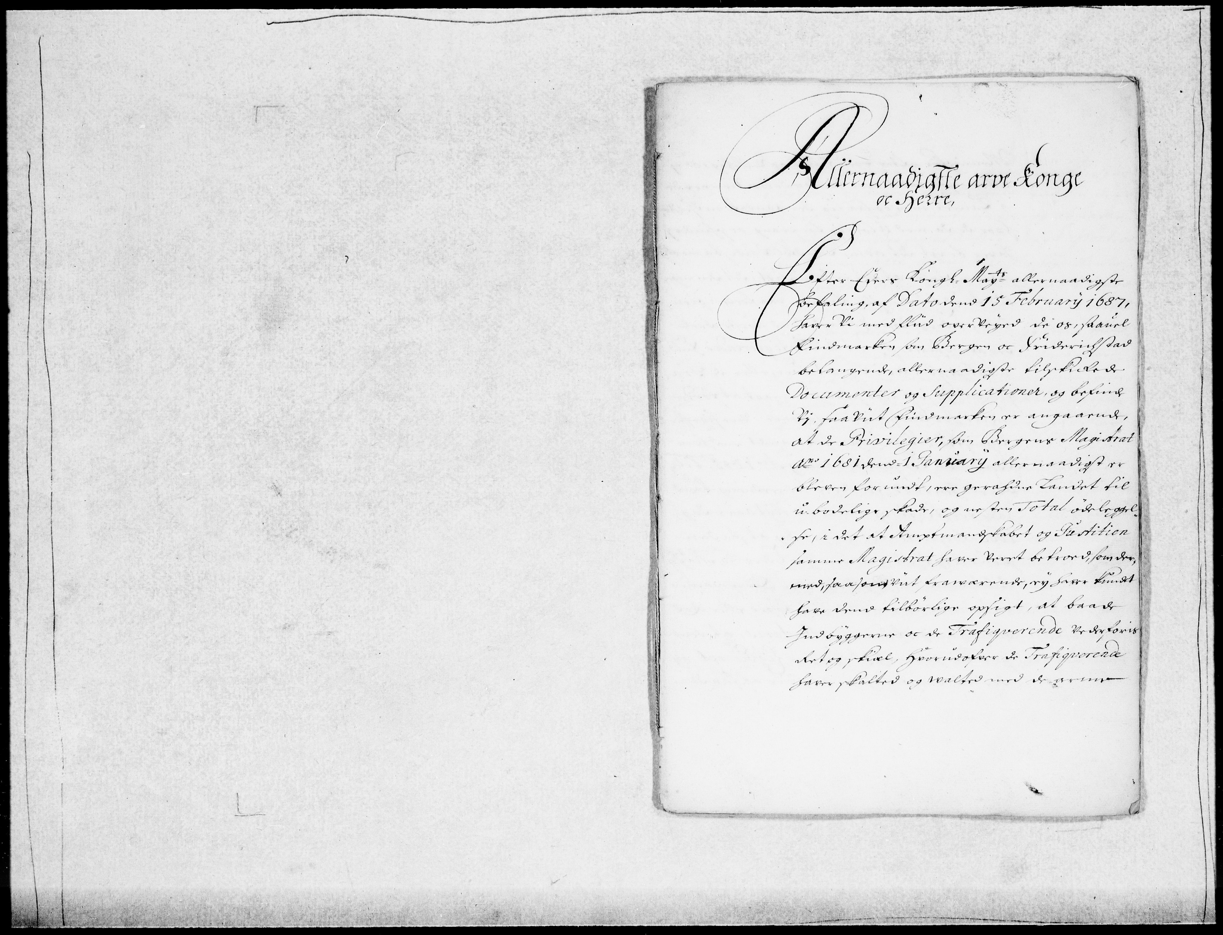 Danske Kanselli 1572-1799, RA/EA-3023/F/Fc/Fcc/Fcca/L0040: Norske innlegg 1572-1799, 1686-1687, p. 388