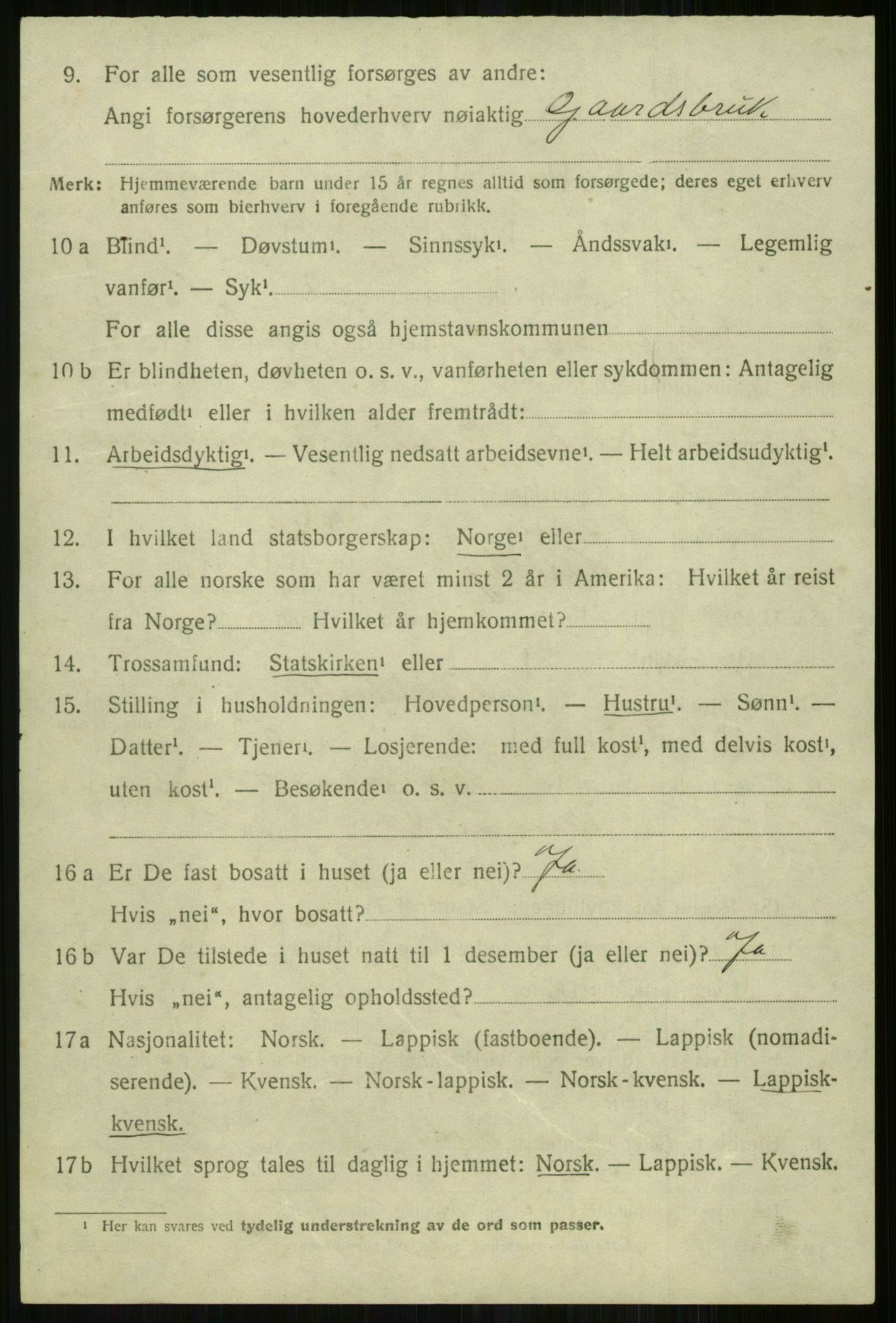 SATØ, 1920 census for Skjervøy, 1920, p. 4760