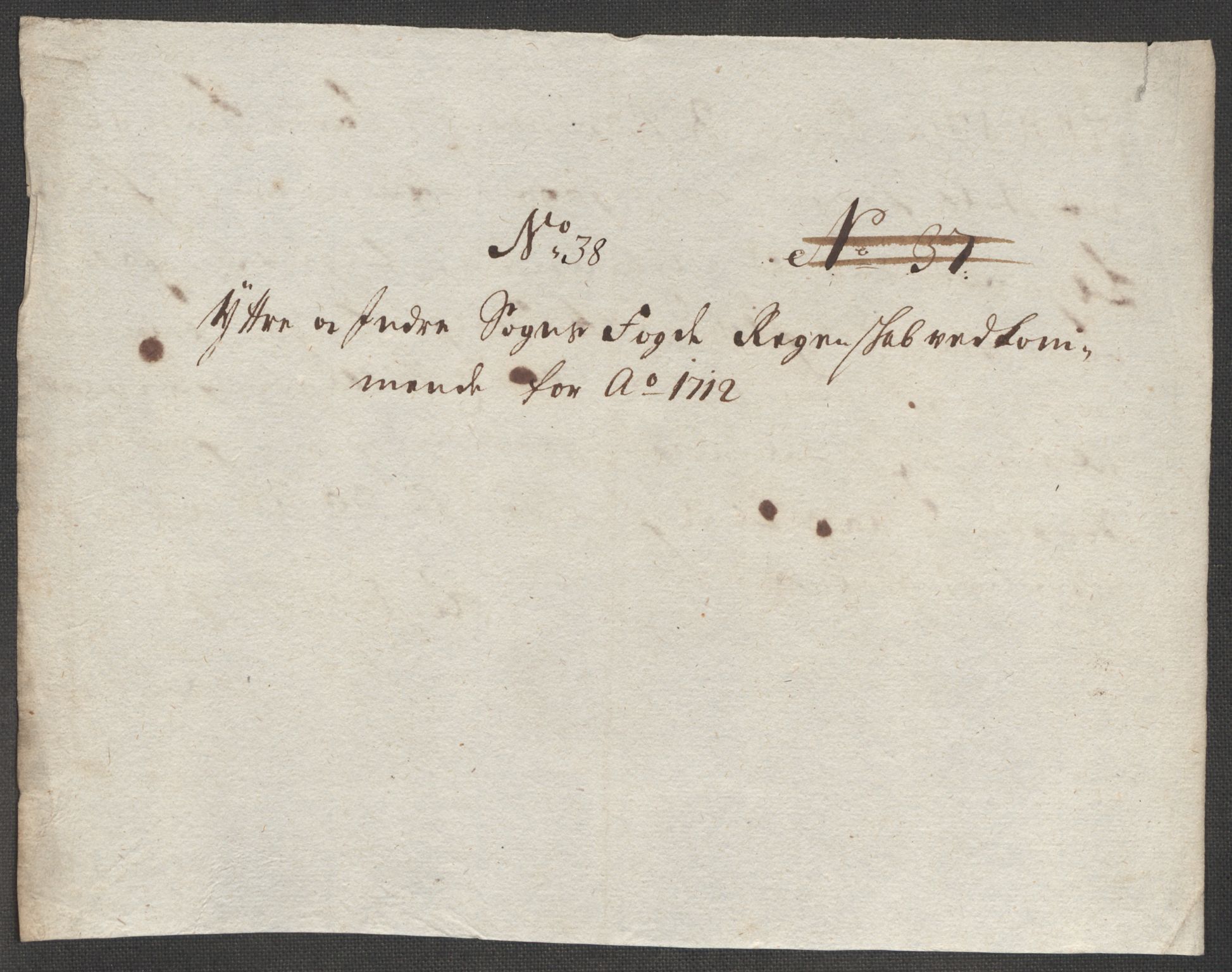 Rentekammeret inntil 1814, Reviderte regnskaper, Fogderegnskap, AV/RA-EA-4092/R52/L3318: Fogderegnskap Sogn, 1712, p. 327