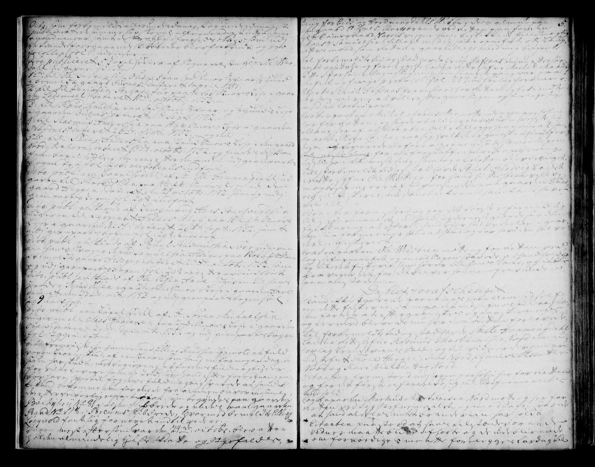 Nordfjord sorenskriveri, AV/SAB-A-2801/01/01a/L0030: Tingbøker (justisprotokoller), 1752-1756, p. 4b-5a