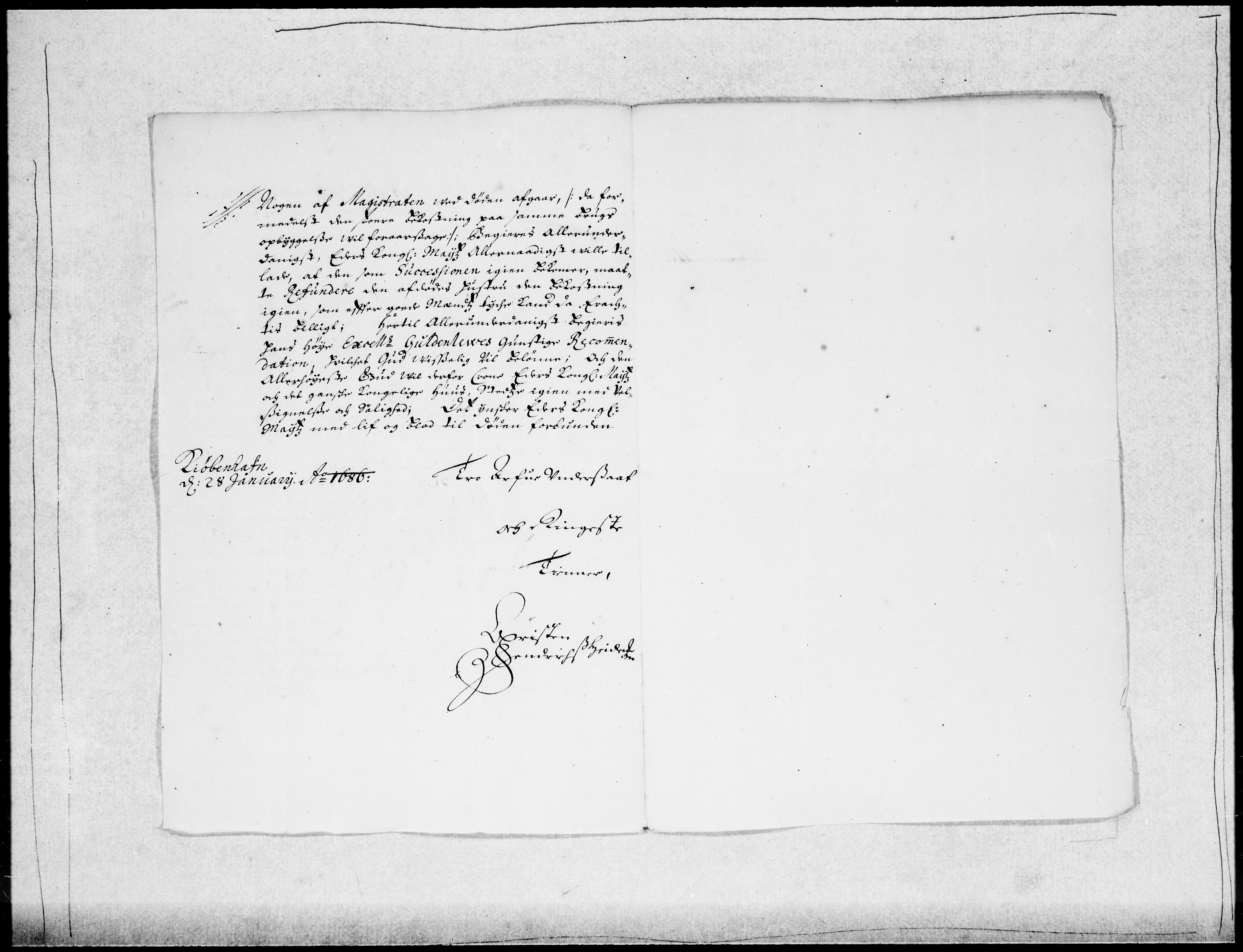 Danske Kanselli 1572-1799, AV/RA-EA-3023/F/Fc/Fcc/Fcca/L0039: Norske innlegg 1572-1799, 1685-1686, p. 177