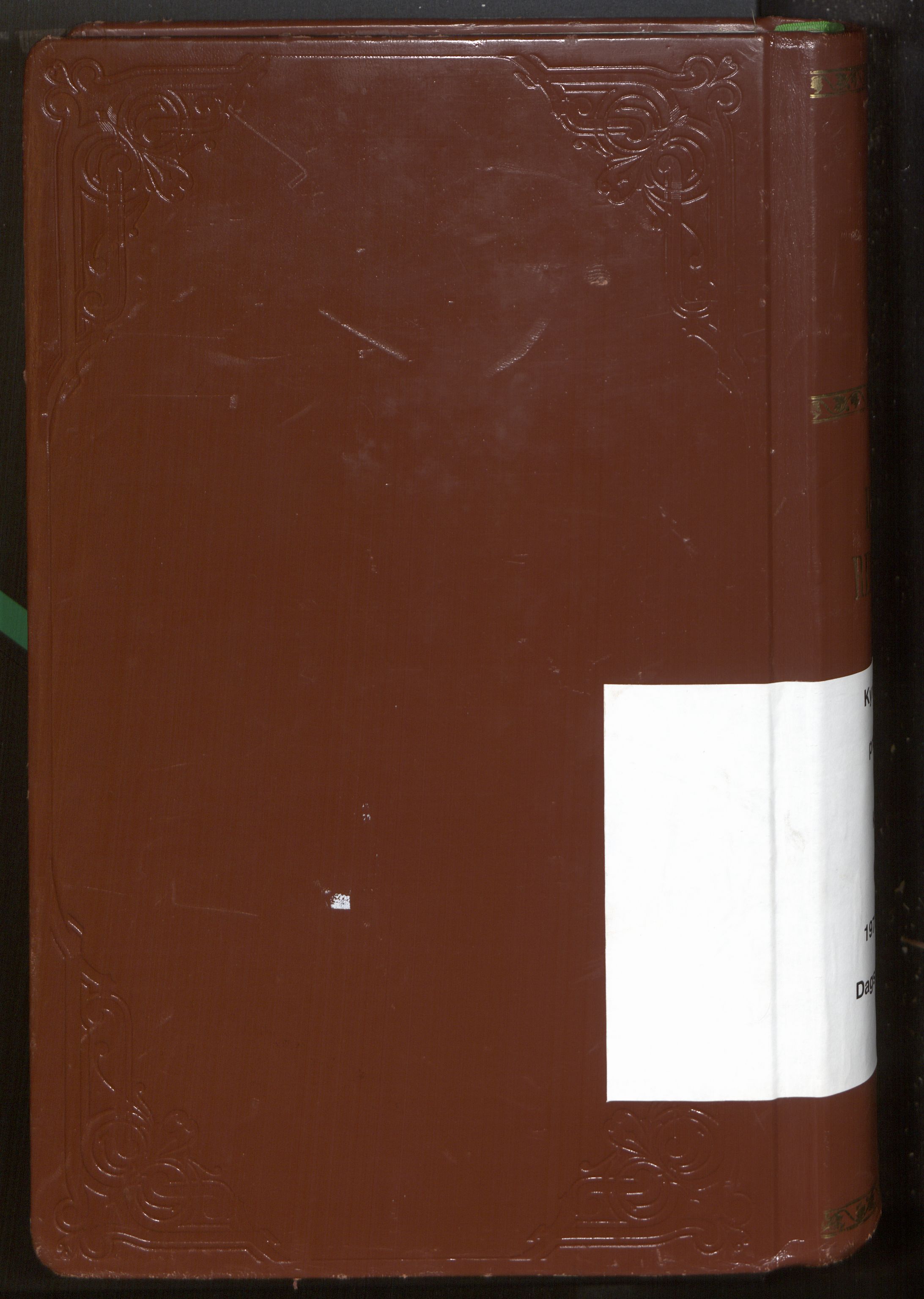 Kinn sokneprestembete, SAB/A-80801/H/Haa/Haag/L0008: Diary records no. G 8, 1972-1983