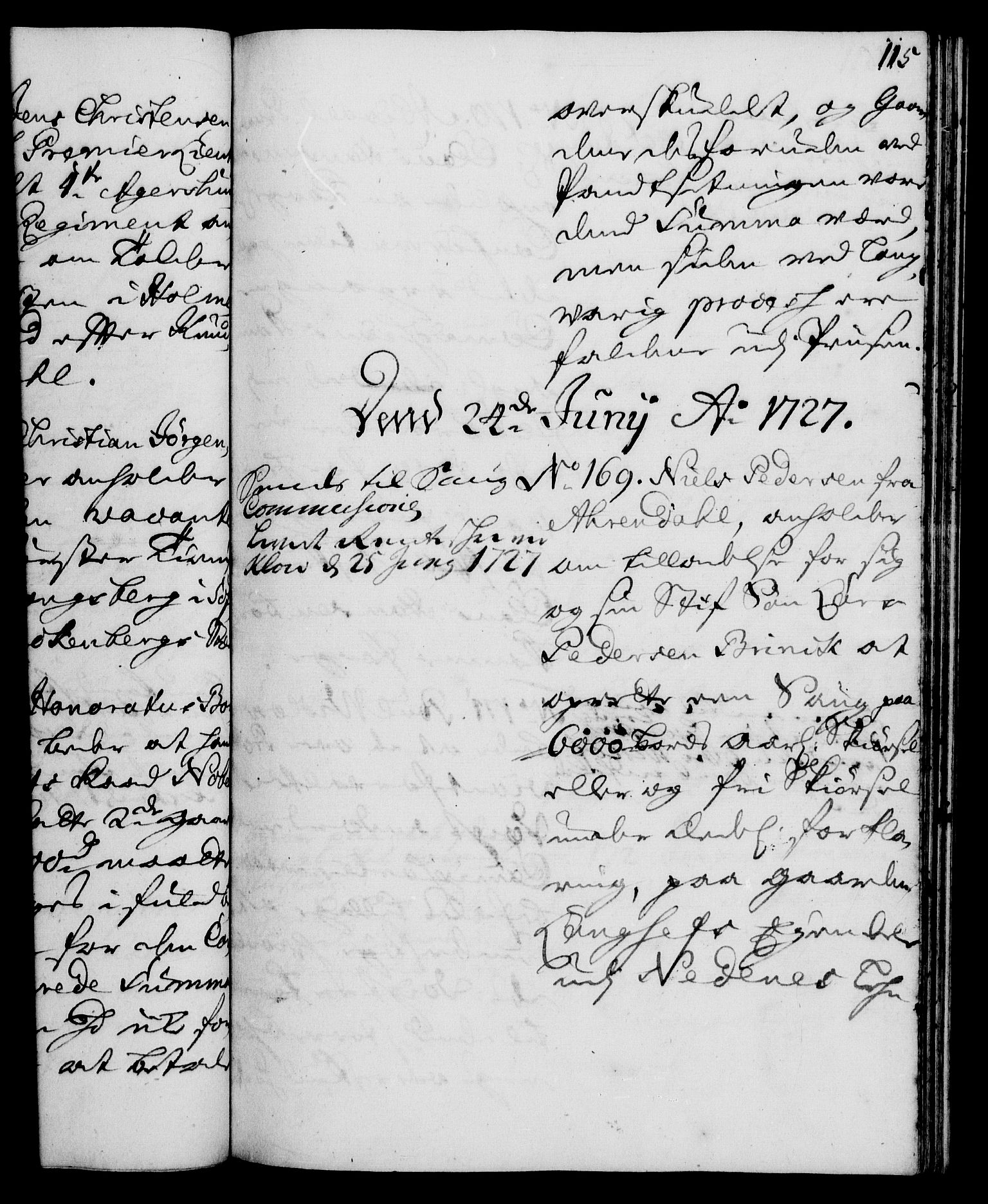 Rentekammeret, Kammerkanselliet, RA/EA-3111/G/Gh/Gha/L0009: Norsk ekstraktmemorialprotokoll (merket RK 53.54), 1726-1728, p. 115
