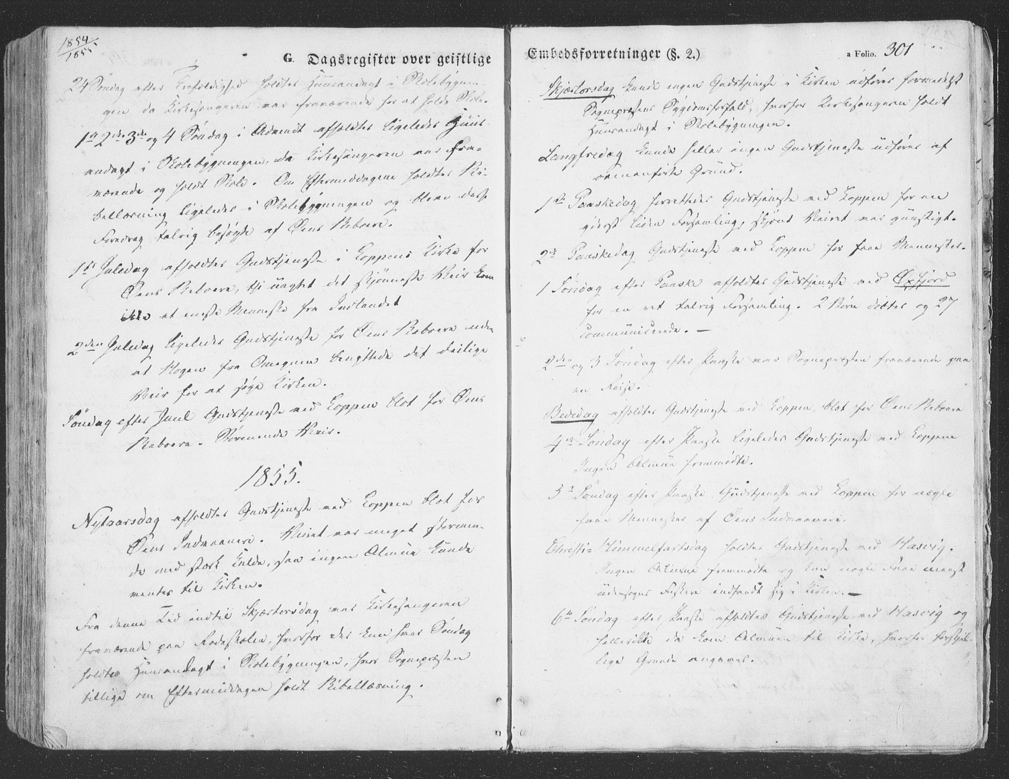 Loppa sokneprestkontor, AV/SATØ-S-1339/H/Ha/L0004kirke: Parish register (official) no. 4, 1849-1868, p. 301